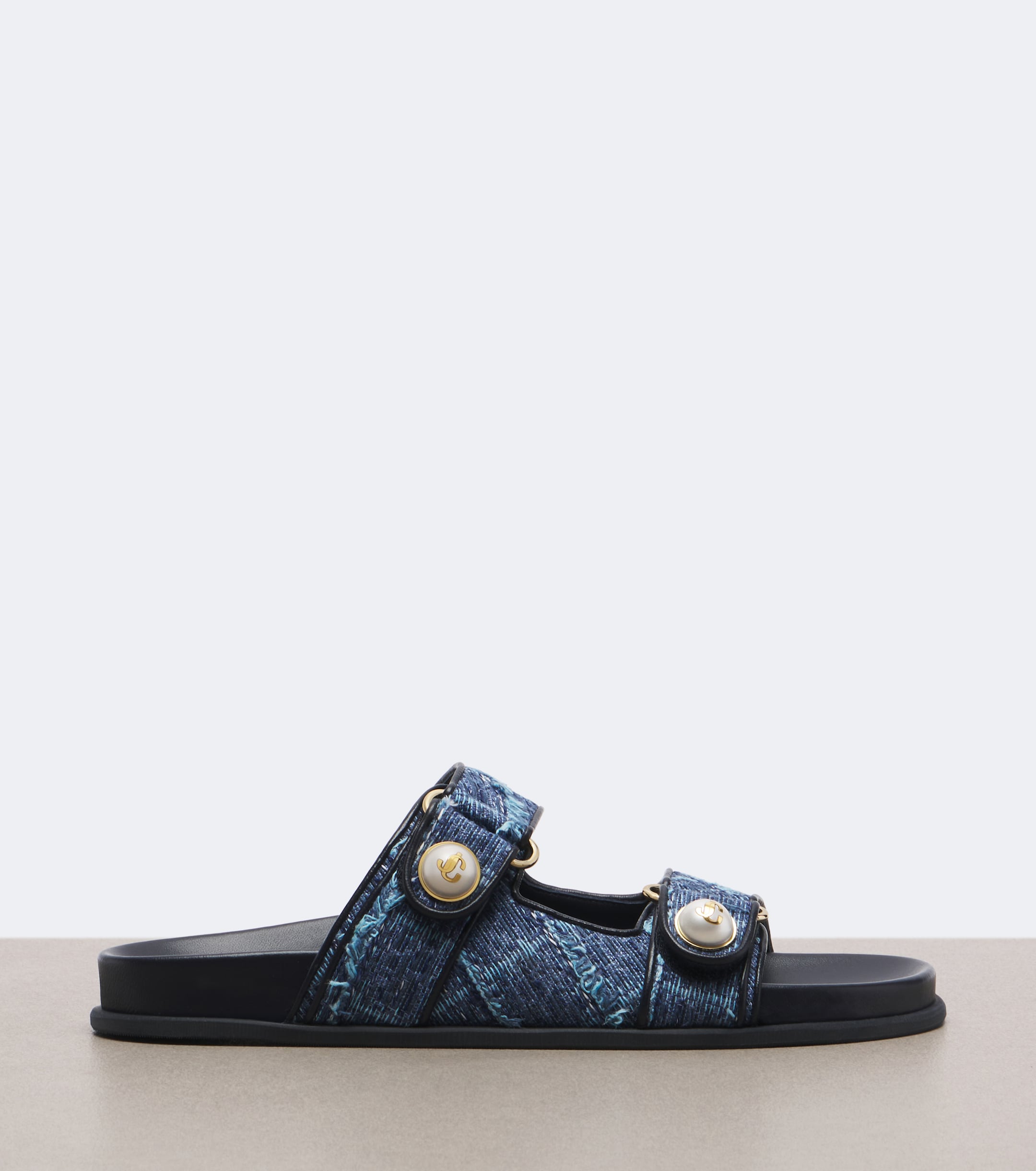 JIMMY CHOO Jimmy Choo Fayence denim sandals