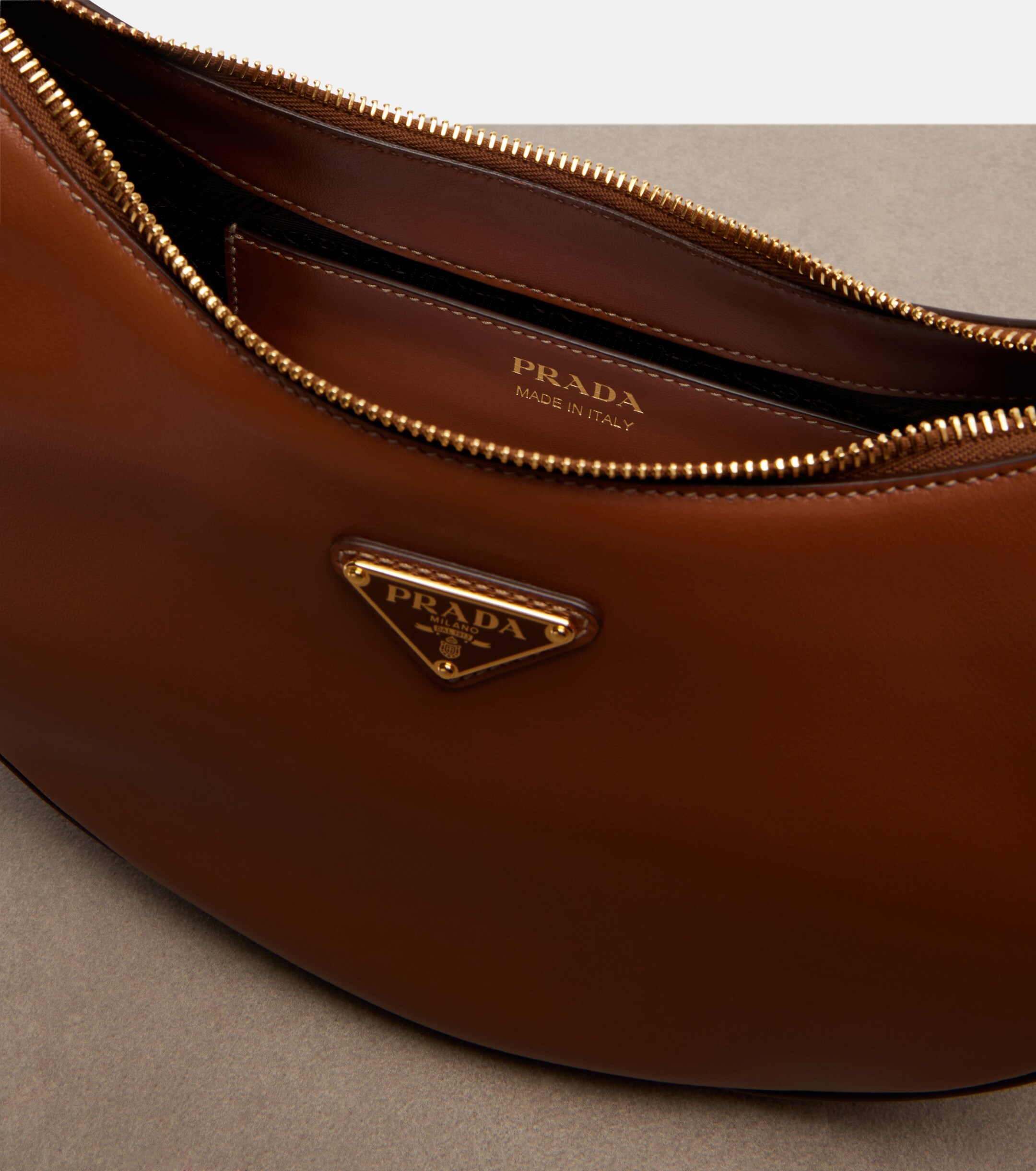 Prada Prada Arqué Small leather shoulder bag