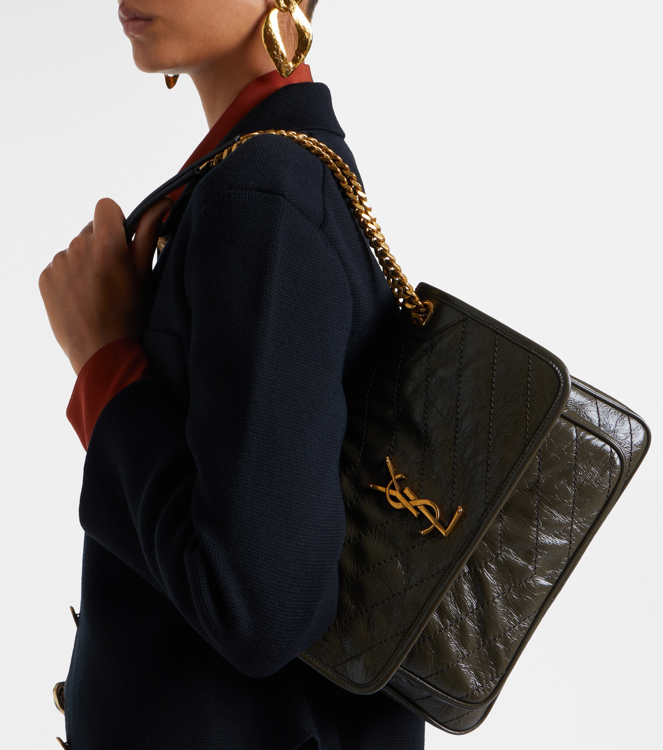 Saint Laurent Niki Medium leather shoulder bag