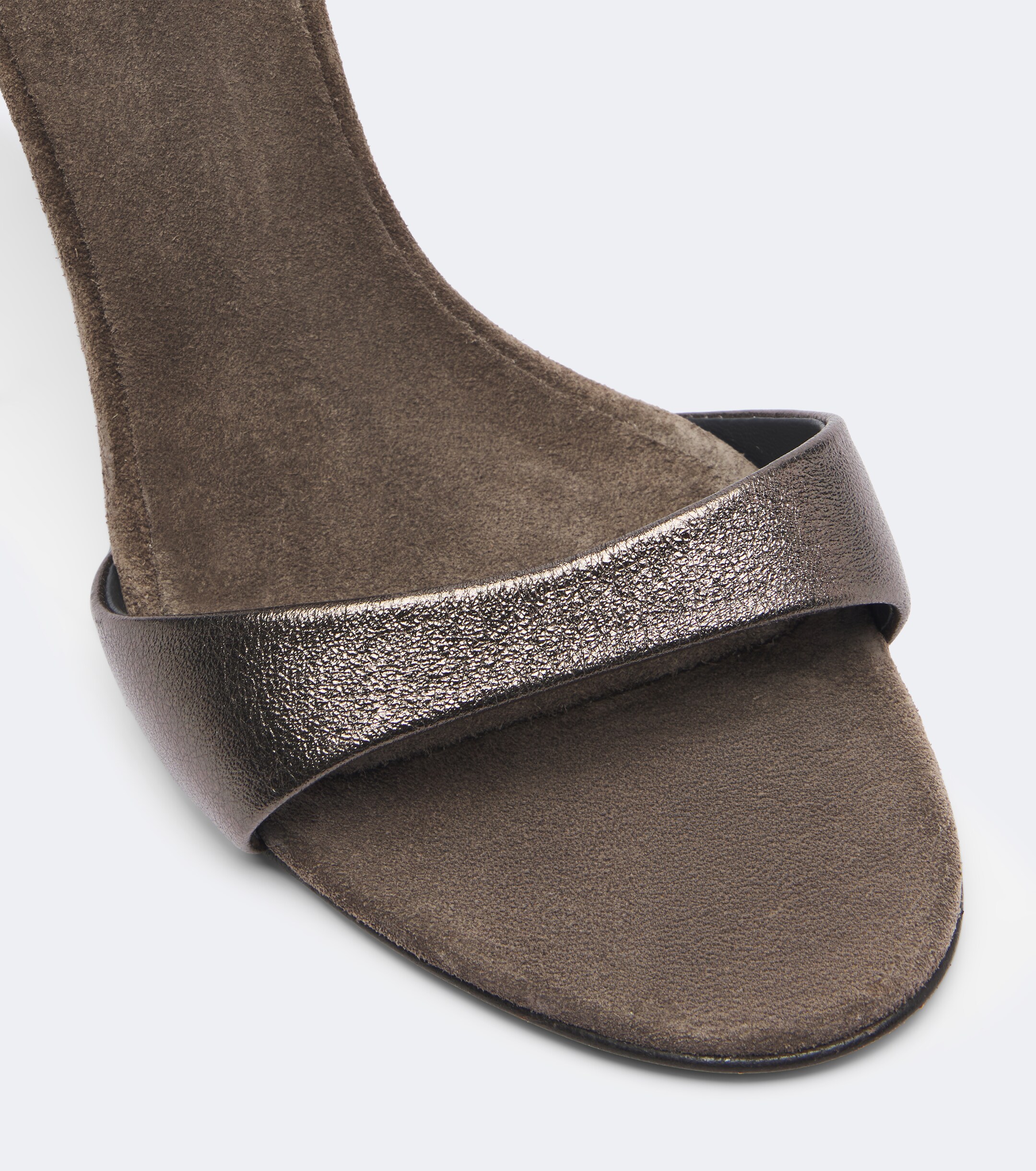 Brunello Cucinelli Brunello Cucinelli Monili metallic leather sandals