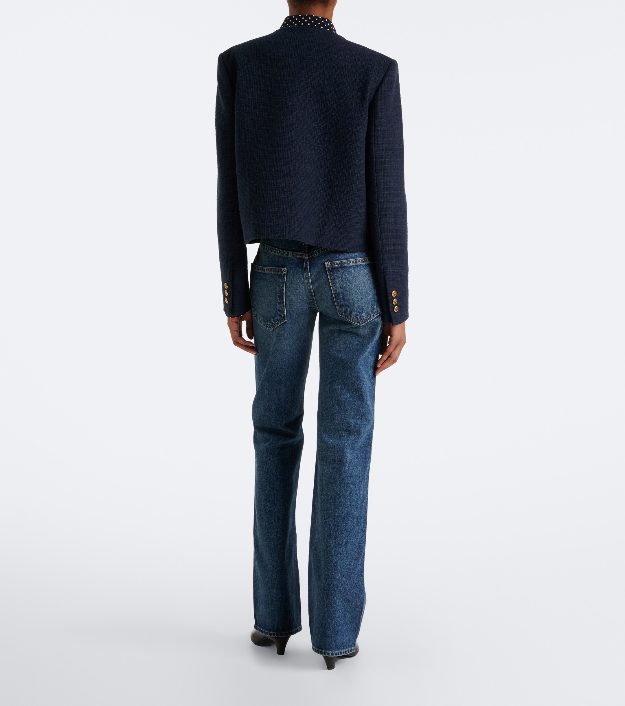 Nili Lotan Nili Lotan Roxane faded bootcut jeans
