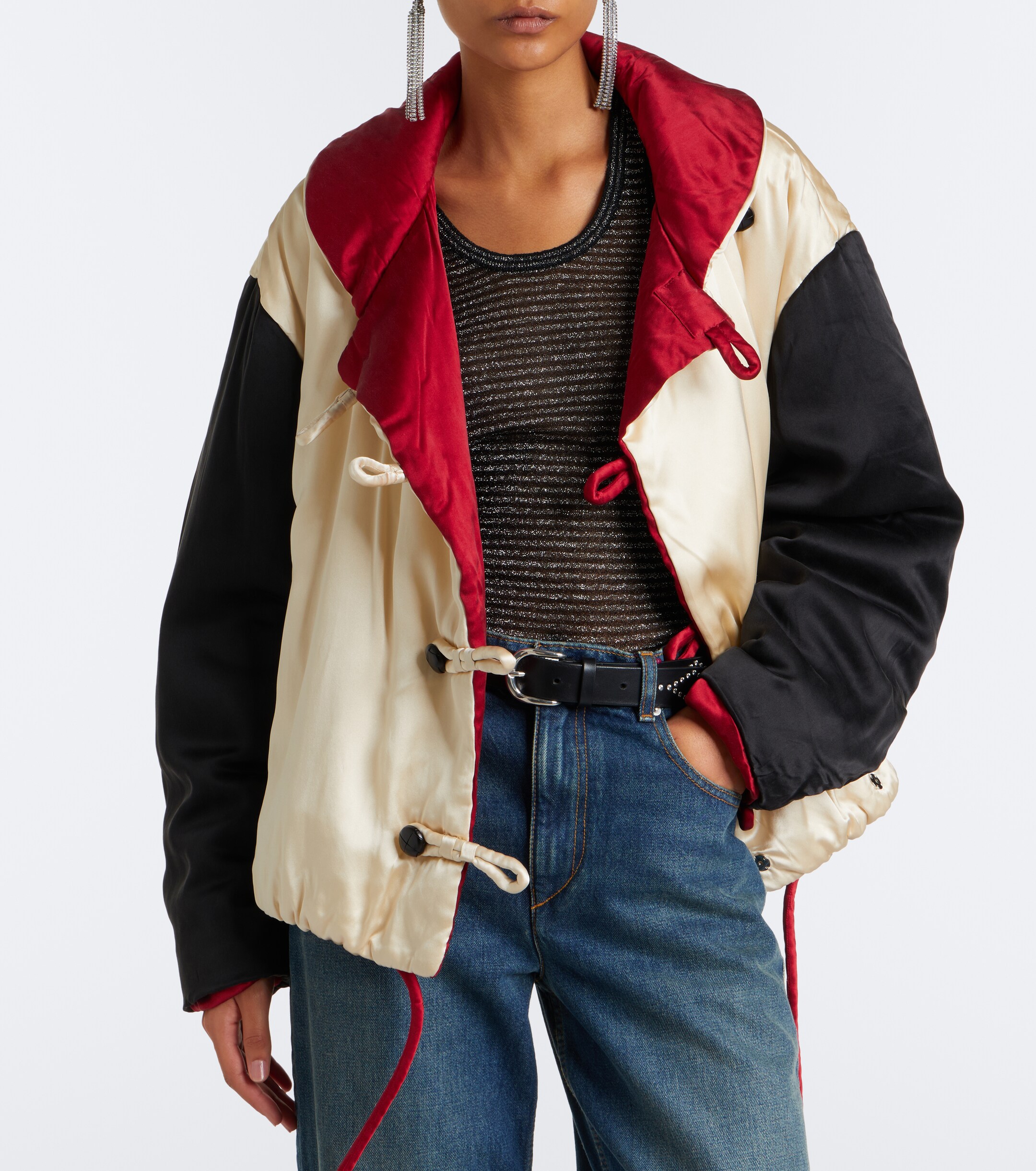 Isabel Marant Isabel Marant Bleza reversible silk satin jacket