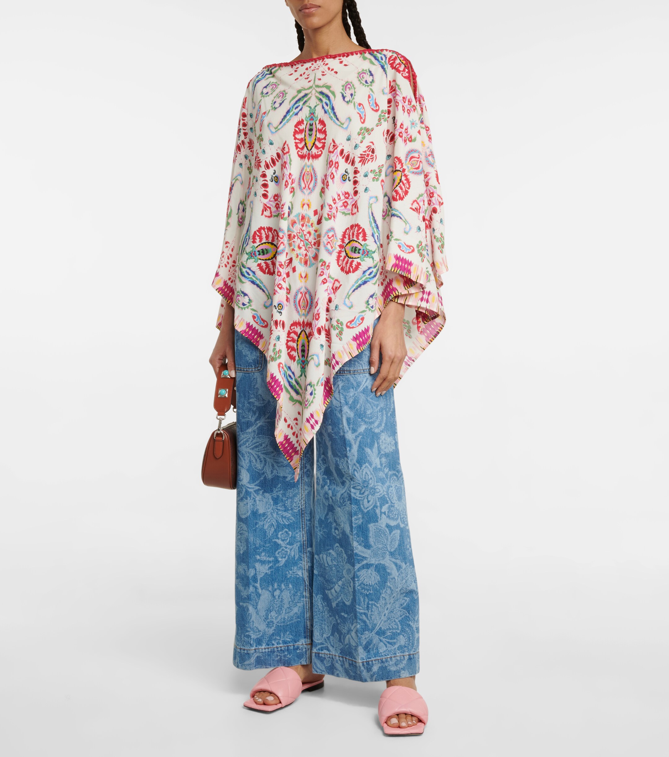Etro Printed asymmetric kaftan