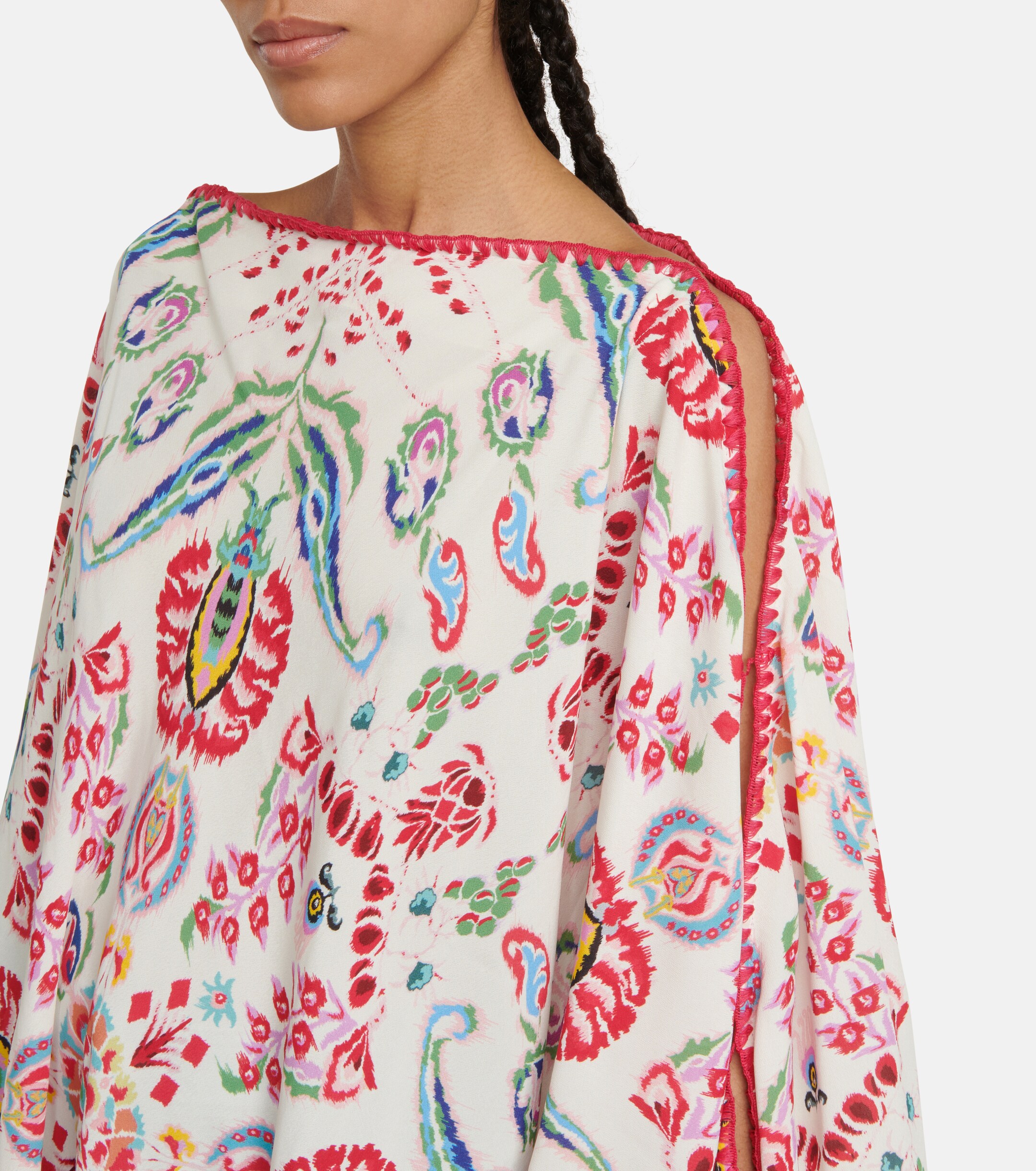 Etro Printed asymmetric kaftan thumbnail
