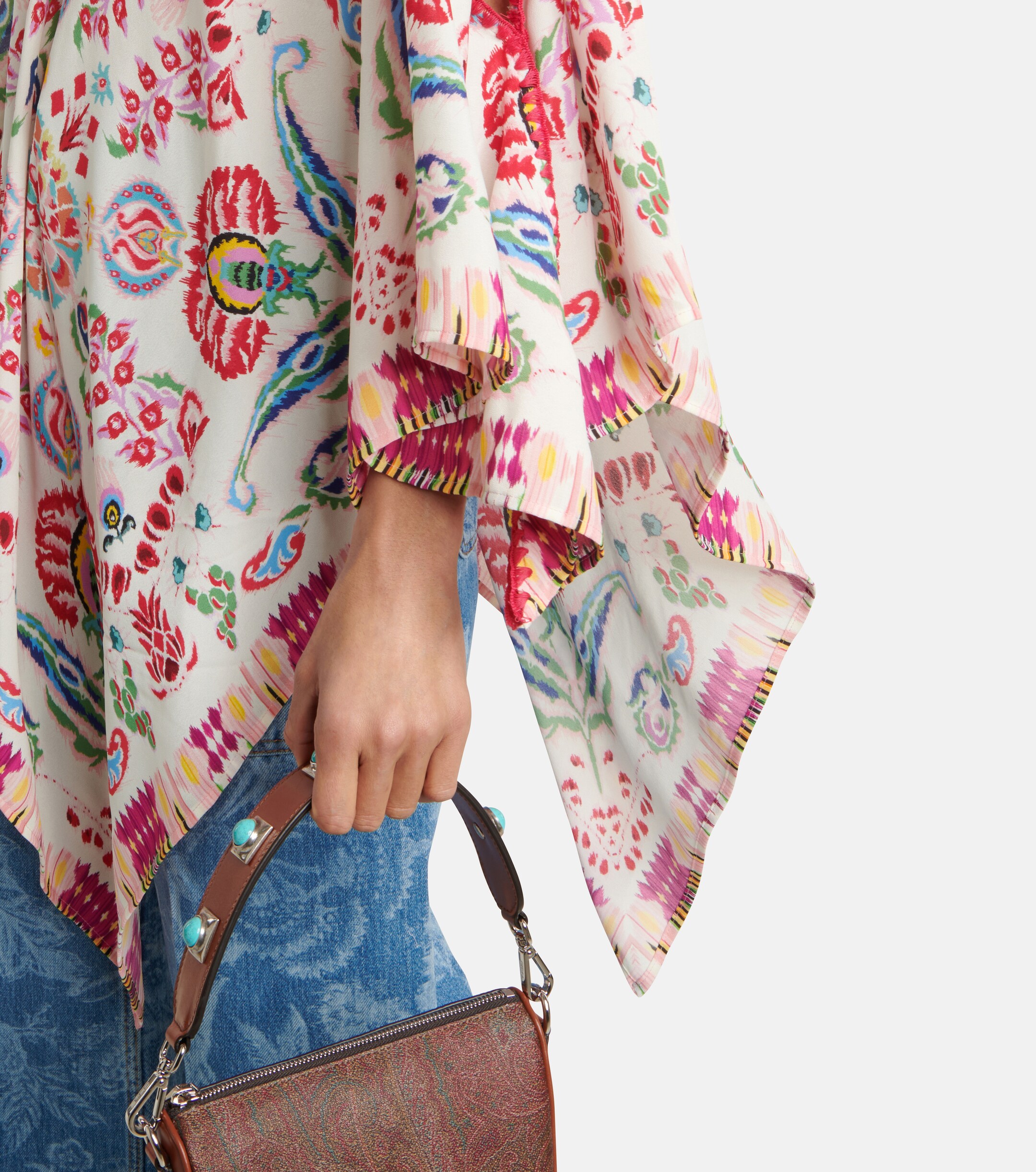 Etro Printed asymmetric kaftan thumbnail