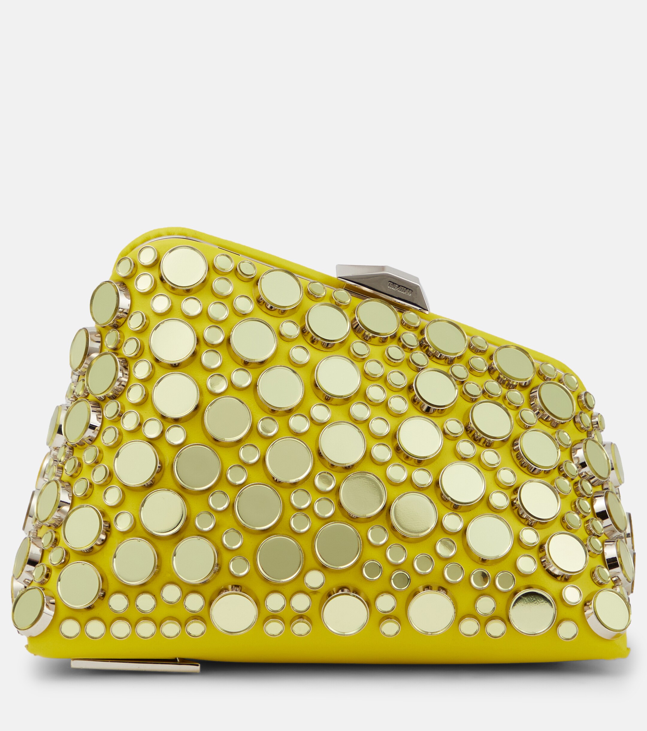 THE ATTICO Midnight Mini embellished leather clutch