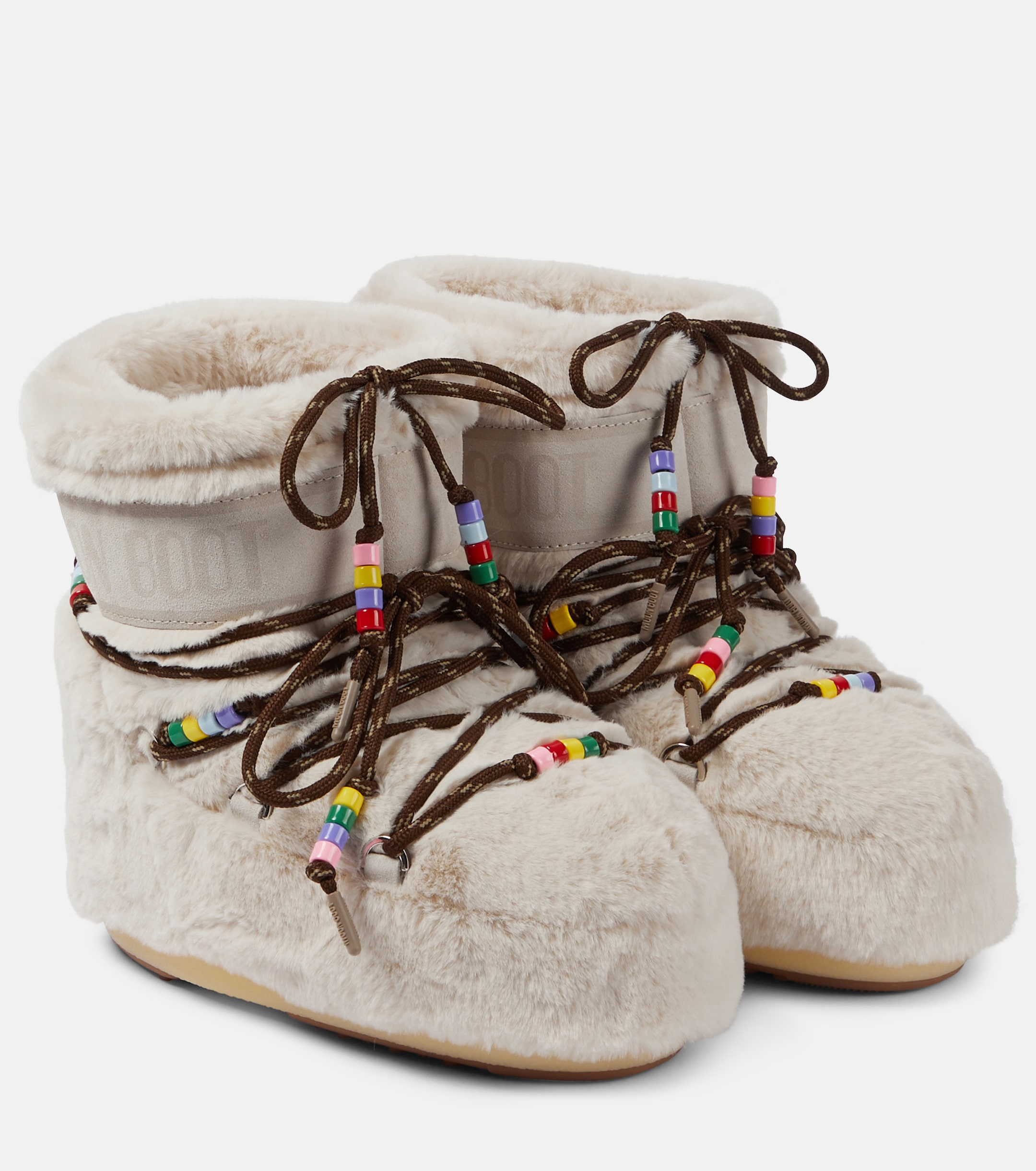 MOON BOOT Resort Icon Low faux-fur snow boots