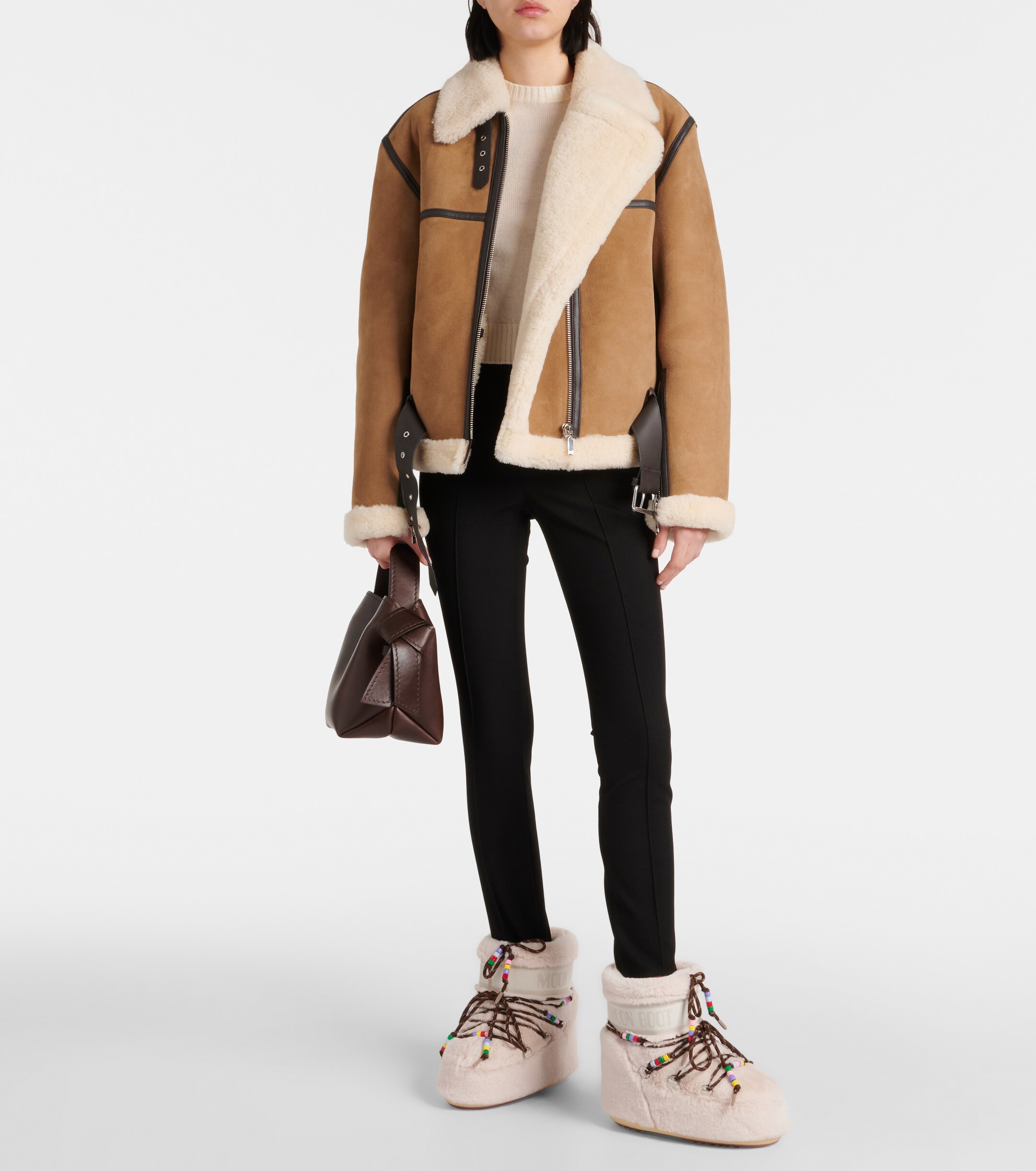 MOON BOOT Resort Icon Low faux-fur snow boots thumbnail