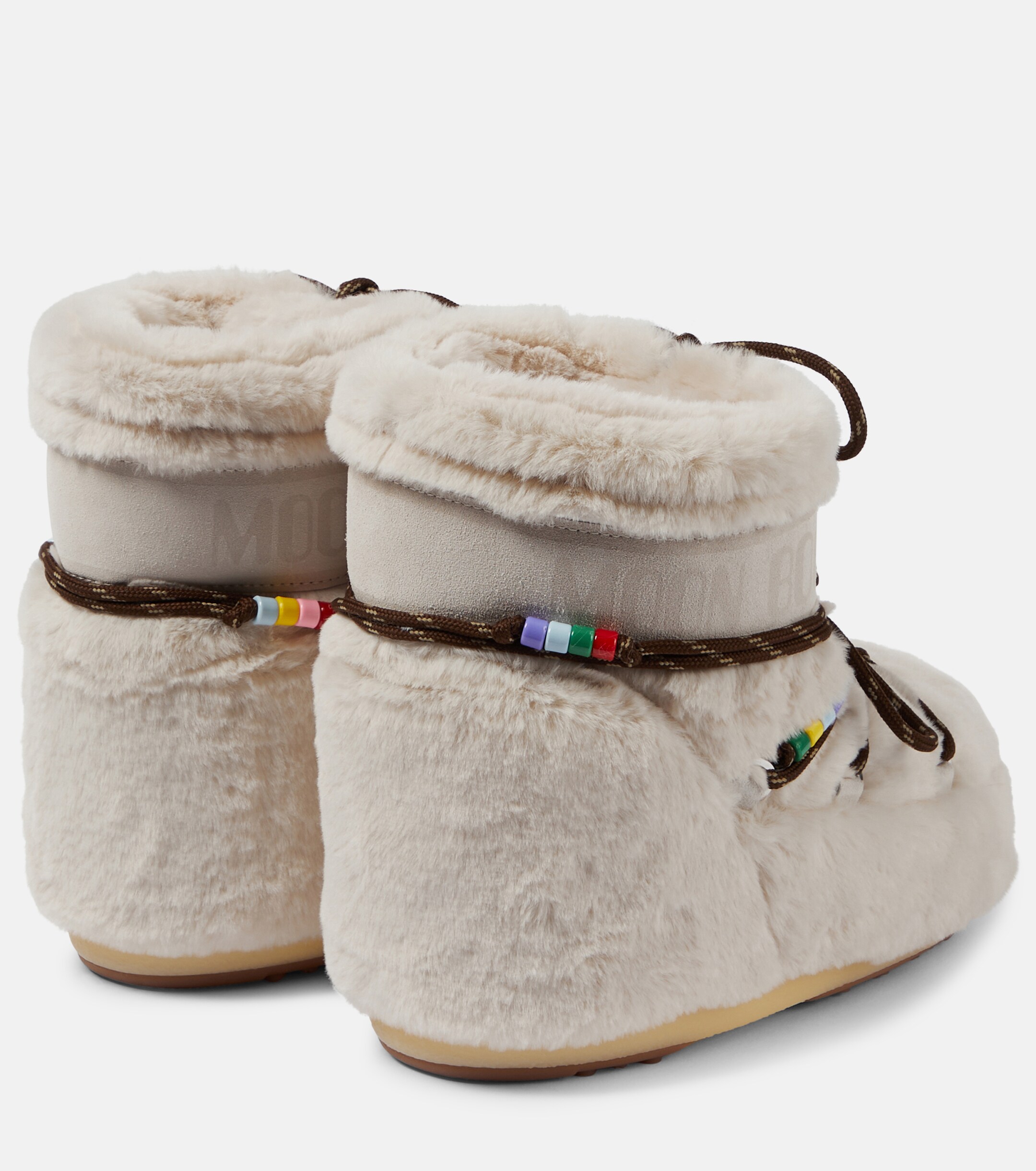 MOON BOOT Resort Icon Low faux-fur snow boots thumbnail
