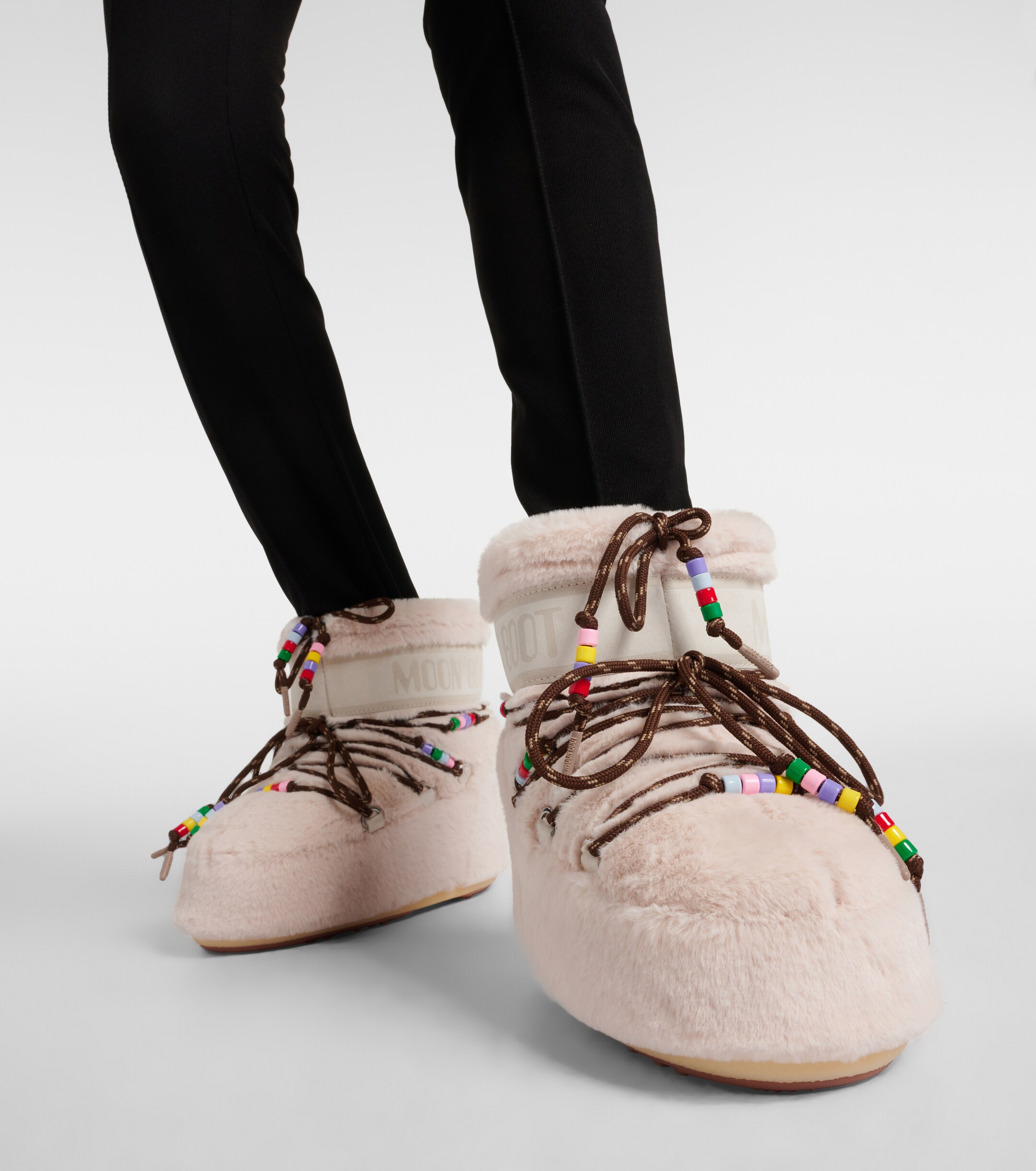 MOON BOOT Resort Icon Low faux-fur snow boots thumbnail