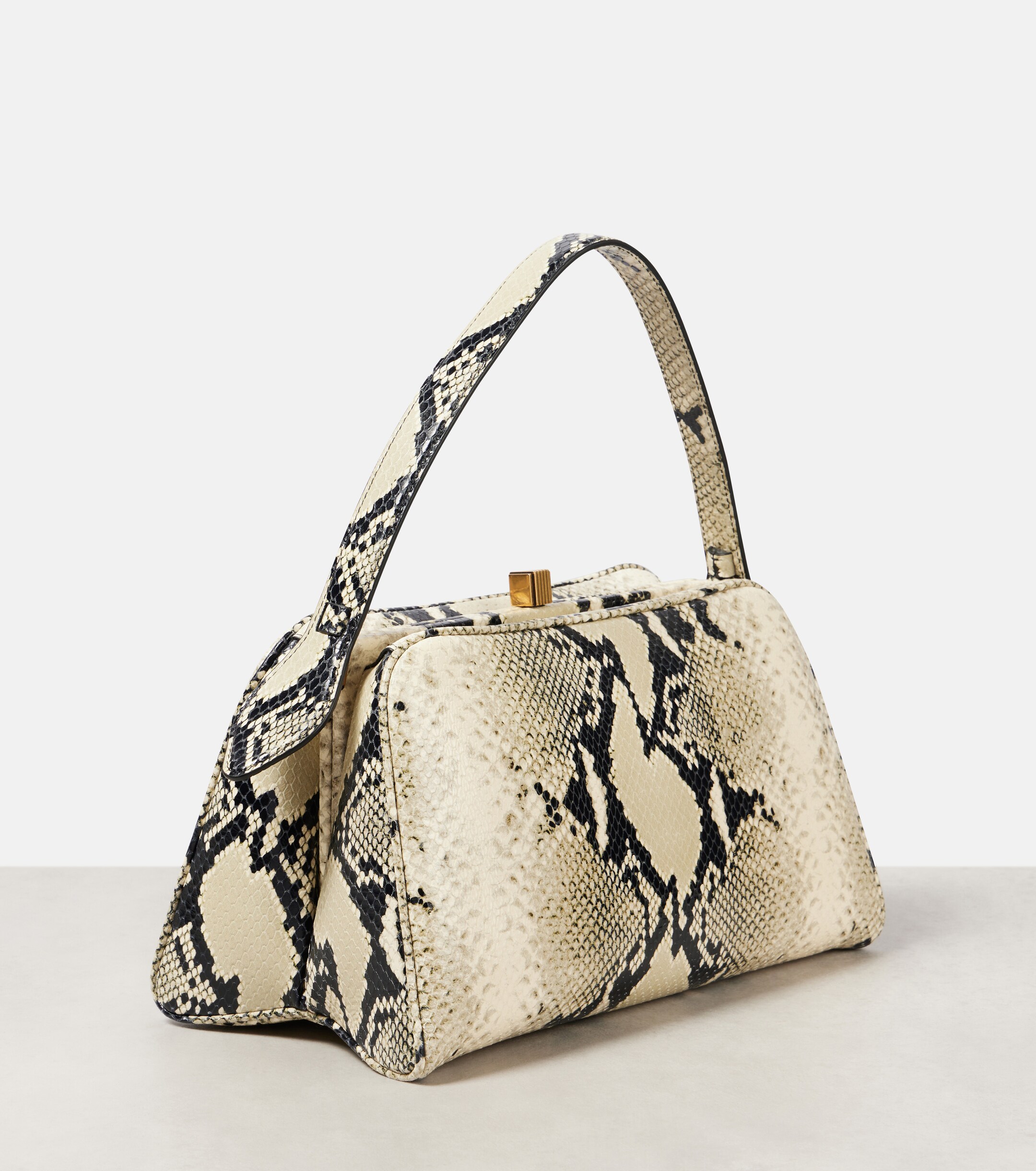 KHAITE Cate snake-effect leather shoulder bag
