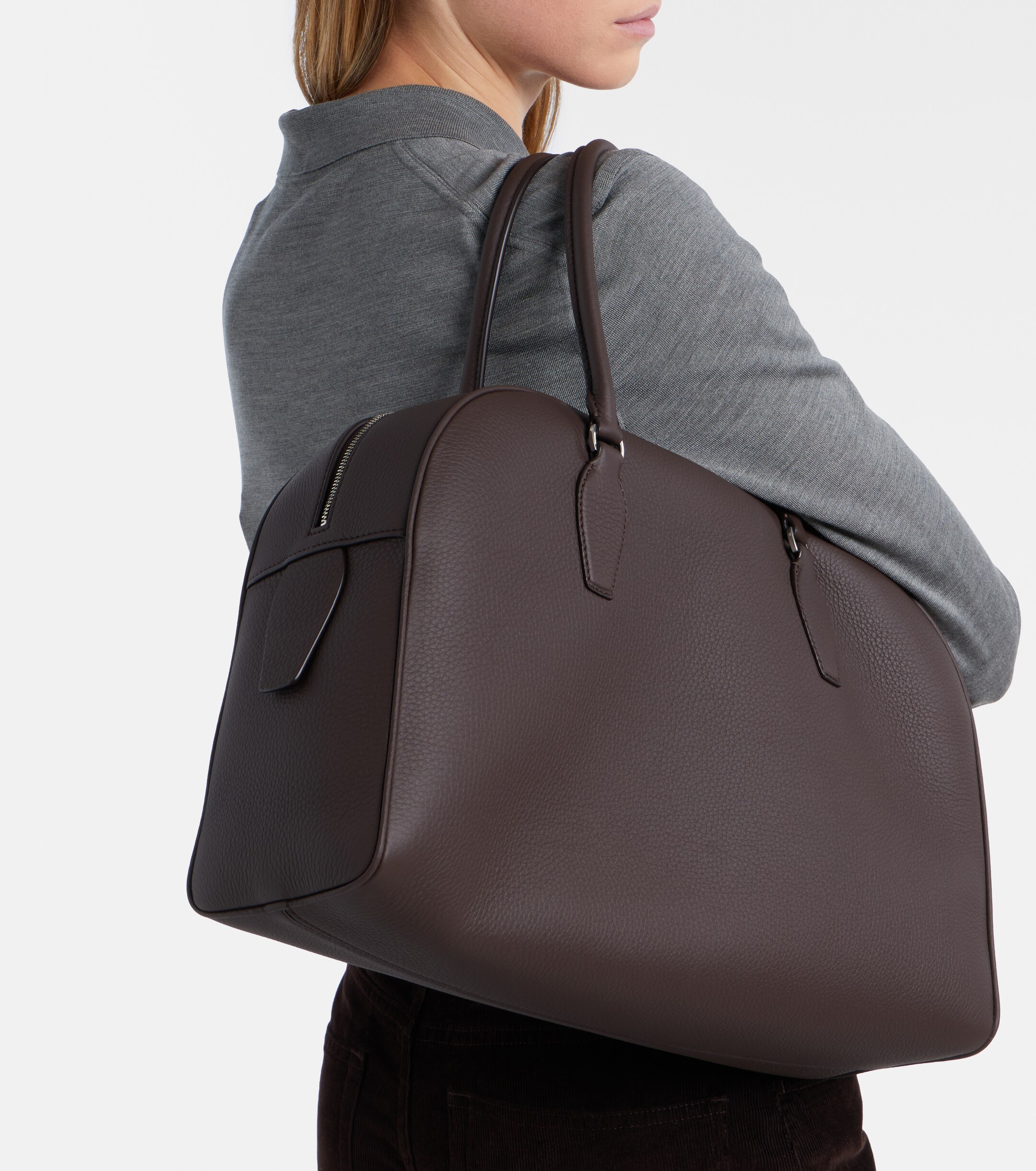 The Row India 15.75 leather tote bag