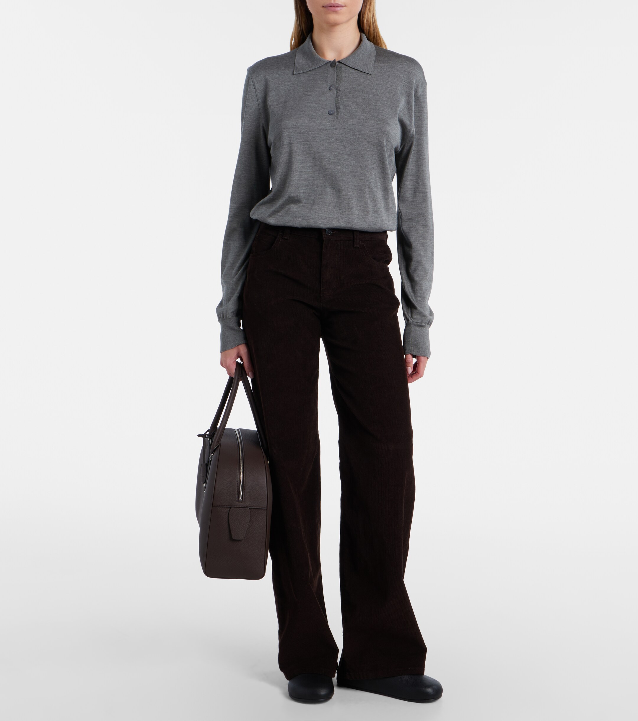 The Row India 15.75 leather tote bag