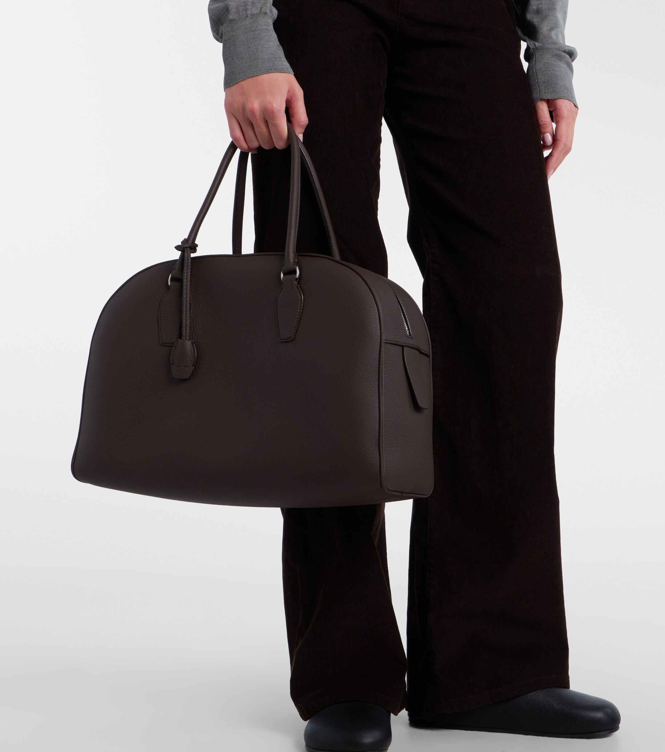 The Row India 15.75 leather tote bag