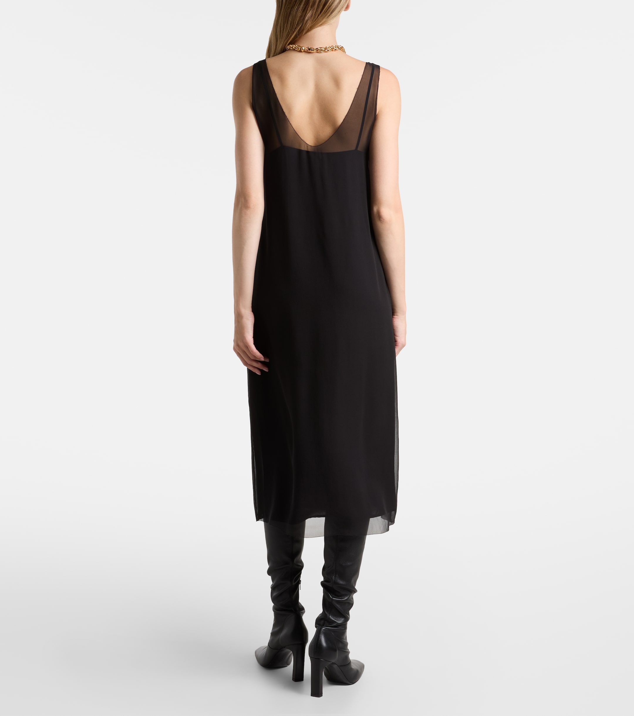 TOTEME Silk chiffon slip dress