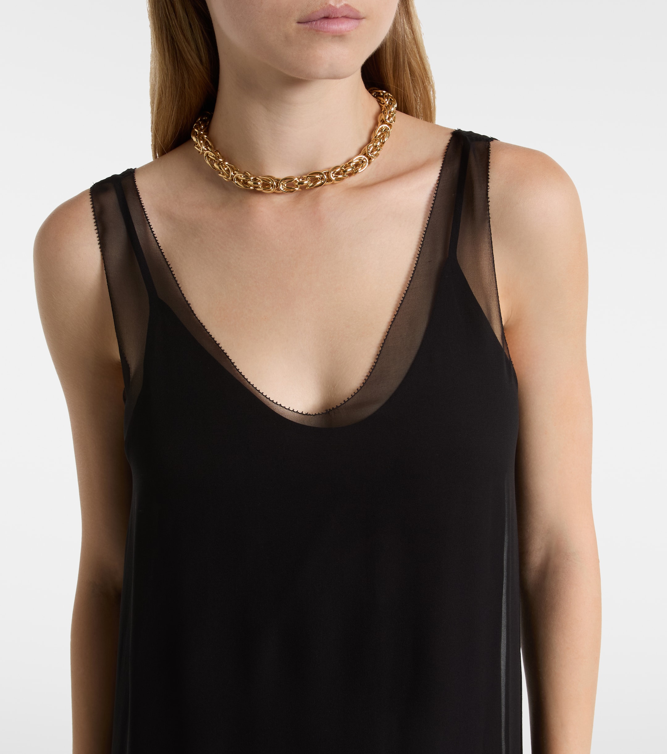 TOTEME Silk chiffon slip dress