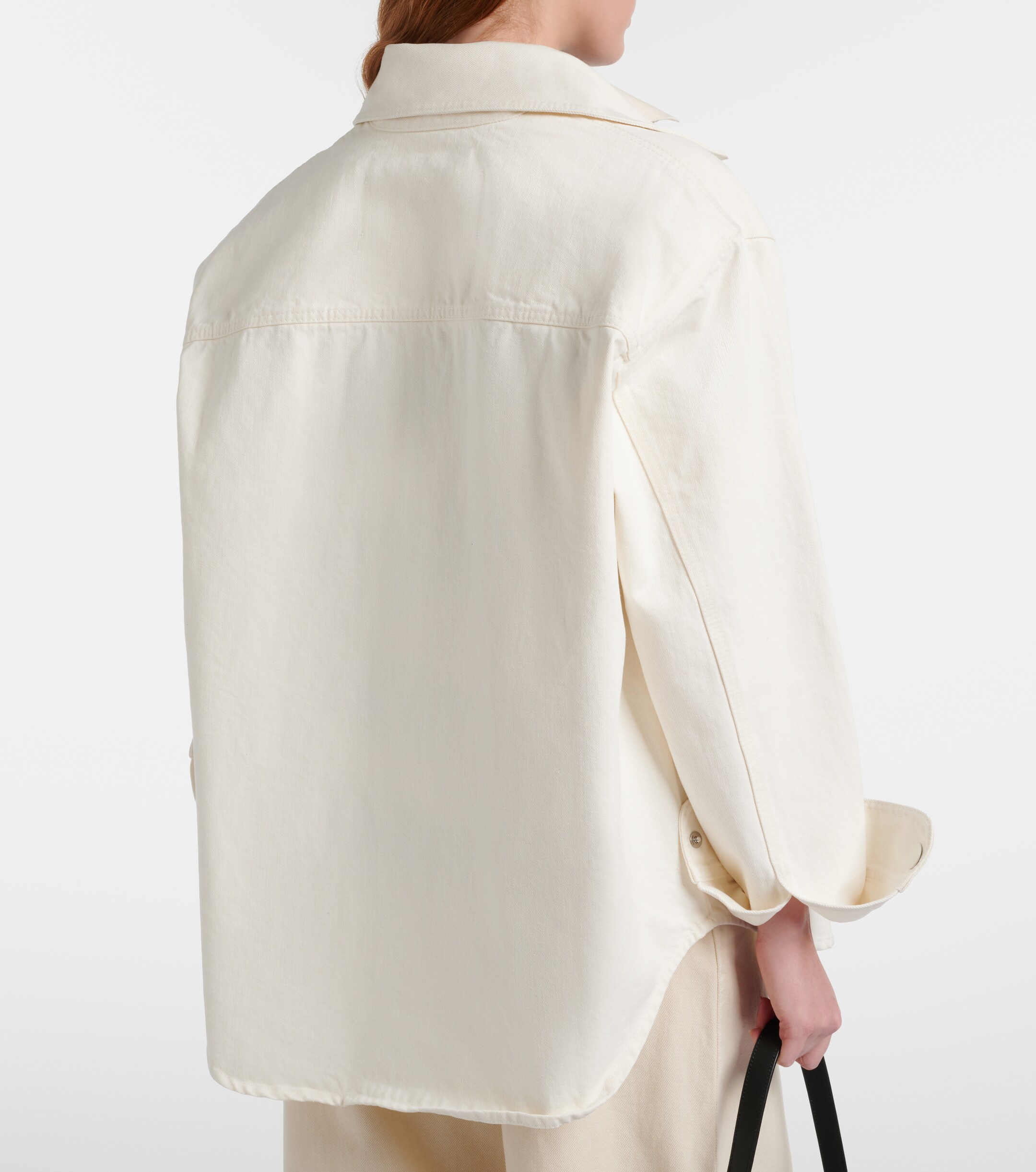 Ami Paris Ami de Cœur cotton twill overshirt thumbnail
