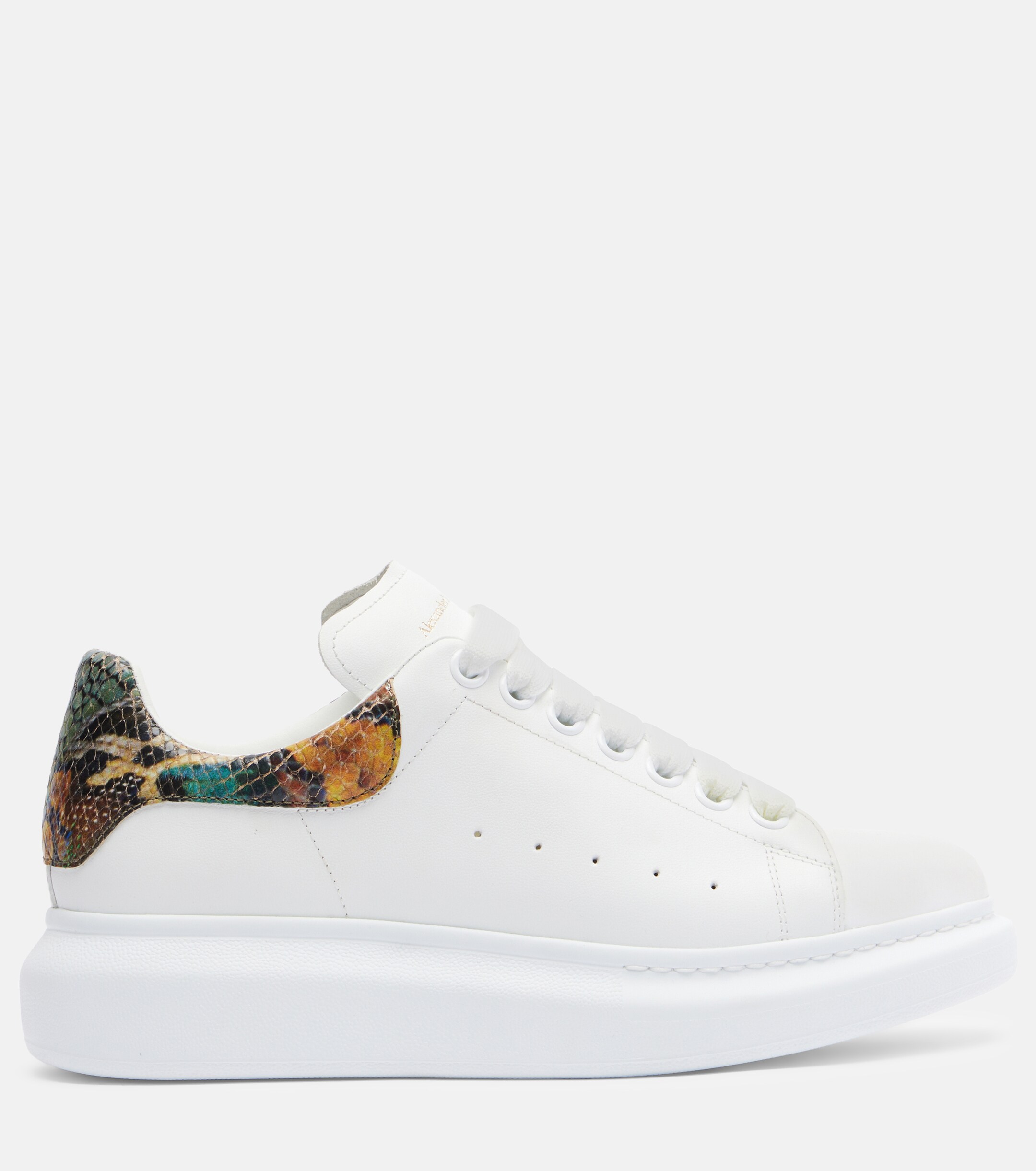 McQueen McQueen Oversized leather sneakers
