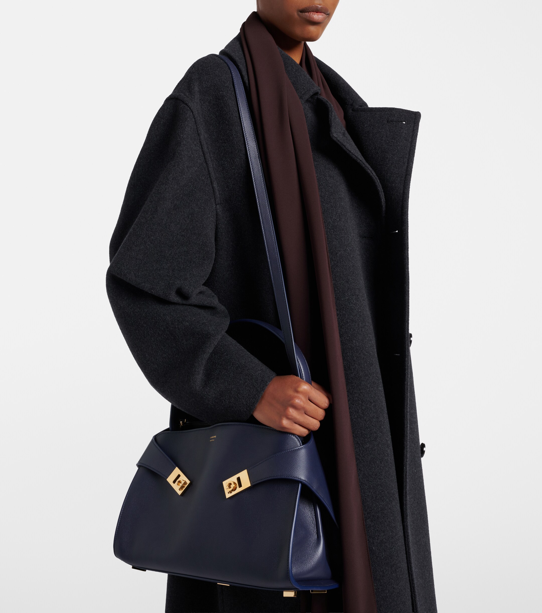 Ferragamo Hug Small leather shoulder bag