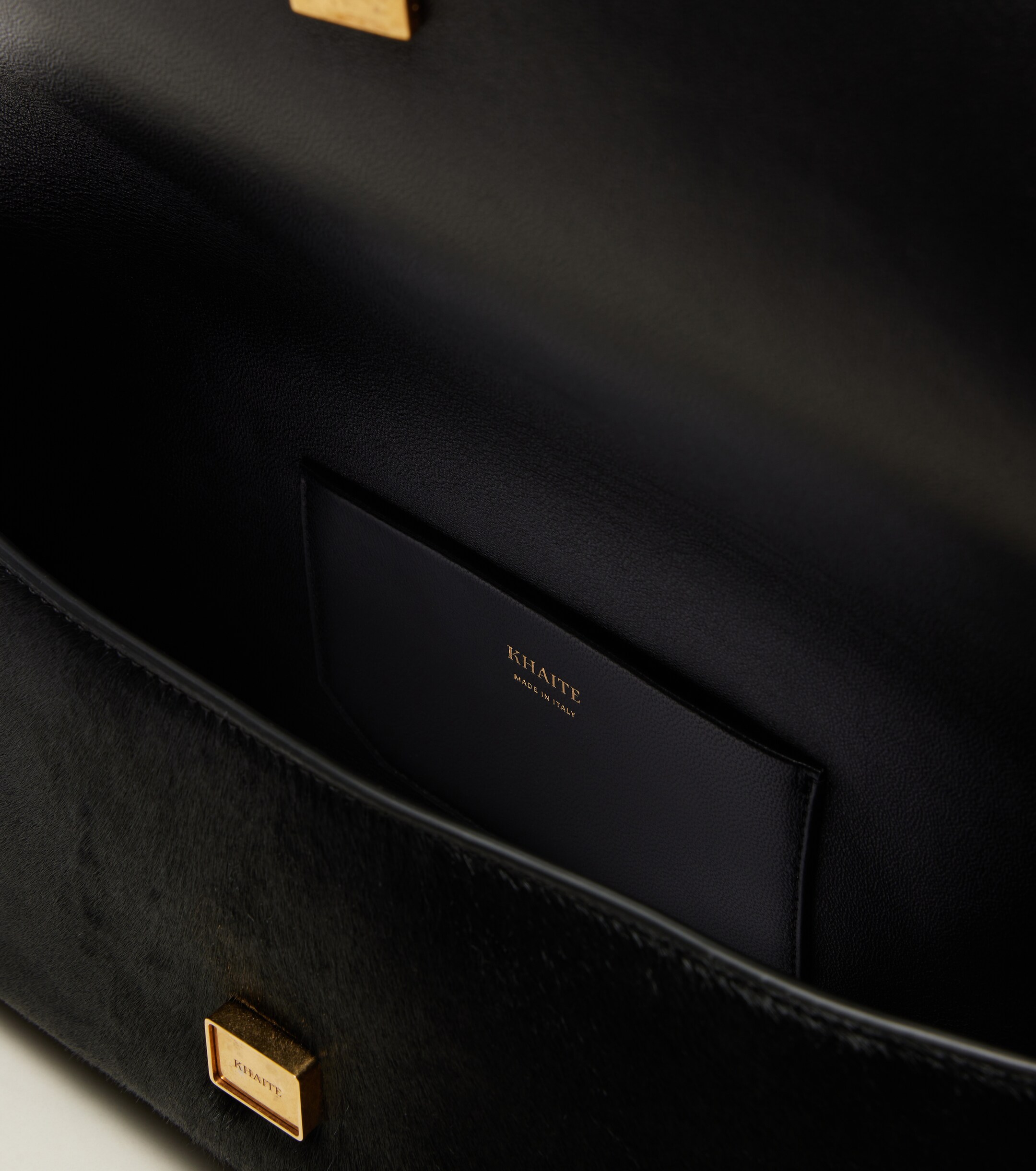 KHAITE Khaite Audrey Medium calf hair clutch