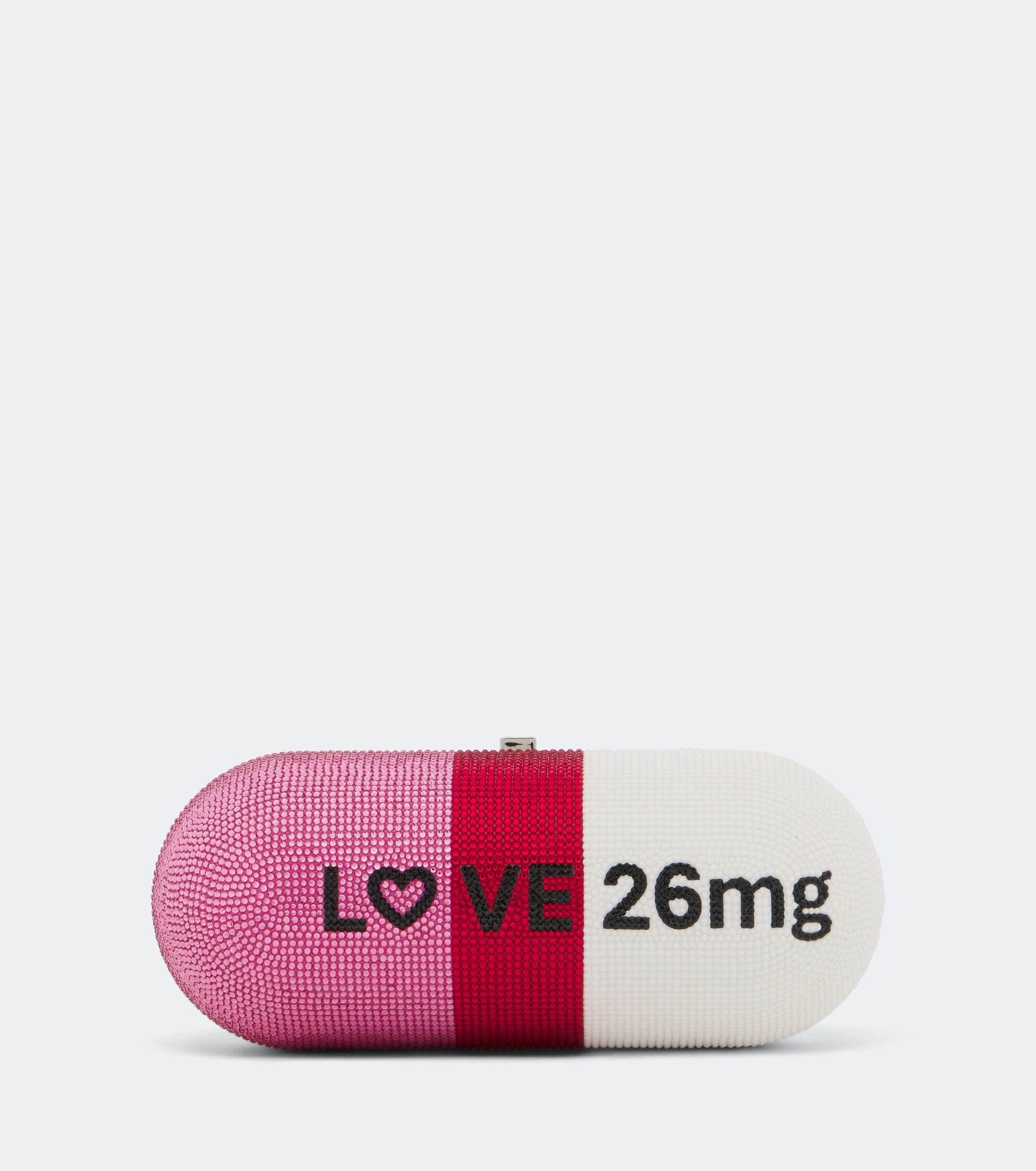 Judith Leiber Couture Judith Leiber Couture Love Pill Capsule embellished clutch