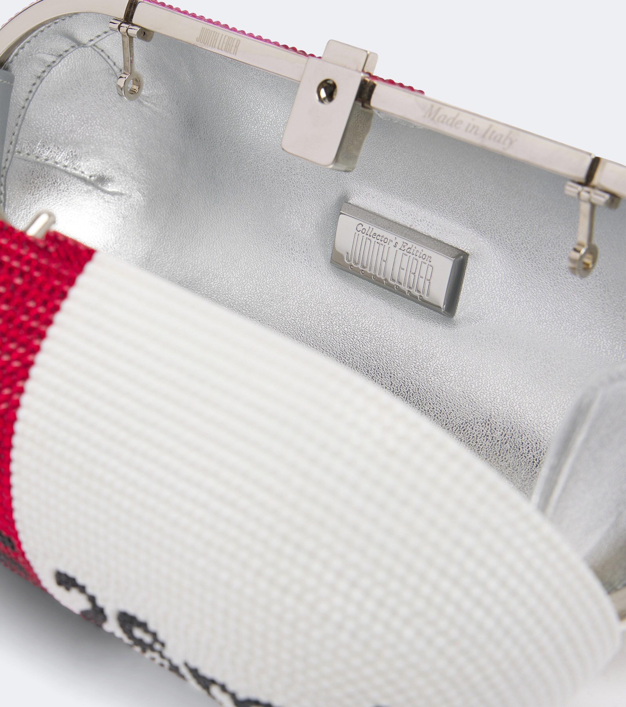 Judith Leiber Couture Judith Leiber Couture Love Pill Capsule embellished clutch
