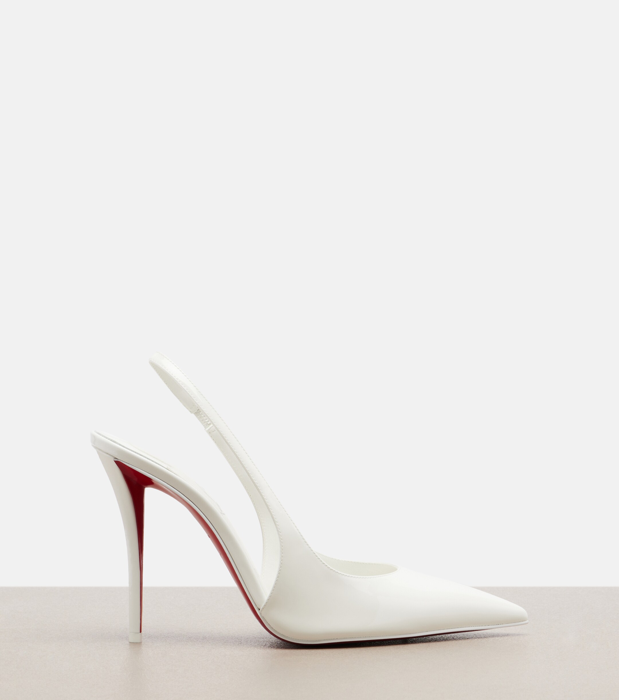 CHRISTIAN LOUBOUTIN Christian Louboutin Miss Z patent leather slingback pumps