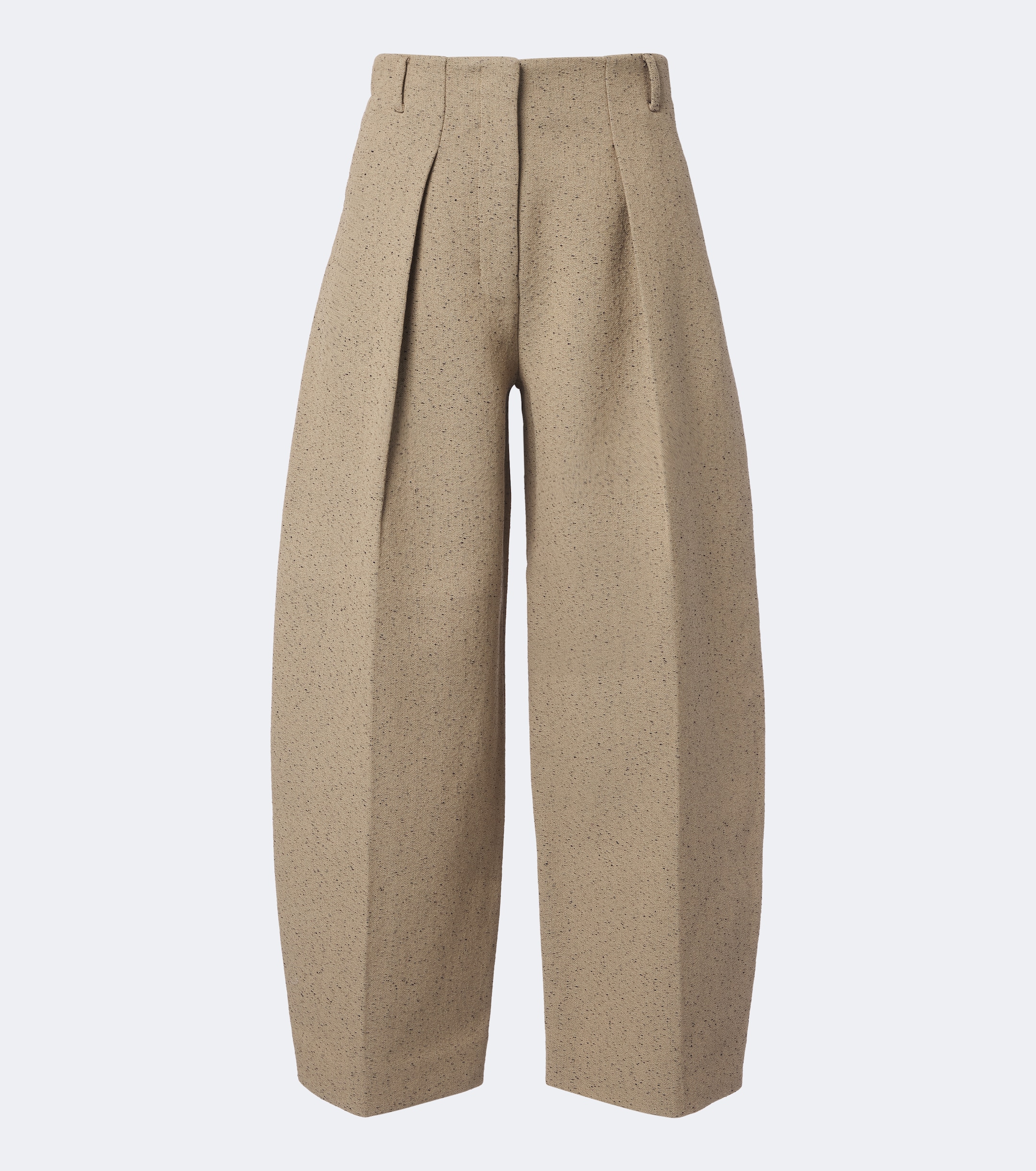 Jacquemus Jacquemus Ovalo cotton and wool-blend barrel-leg pants