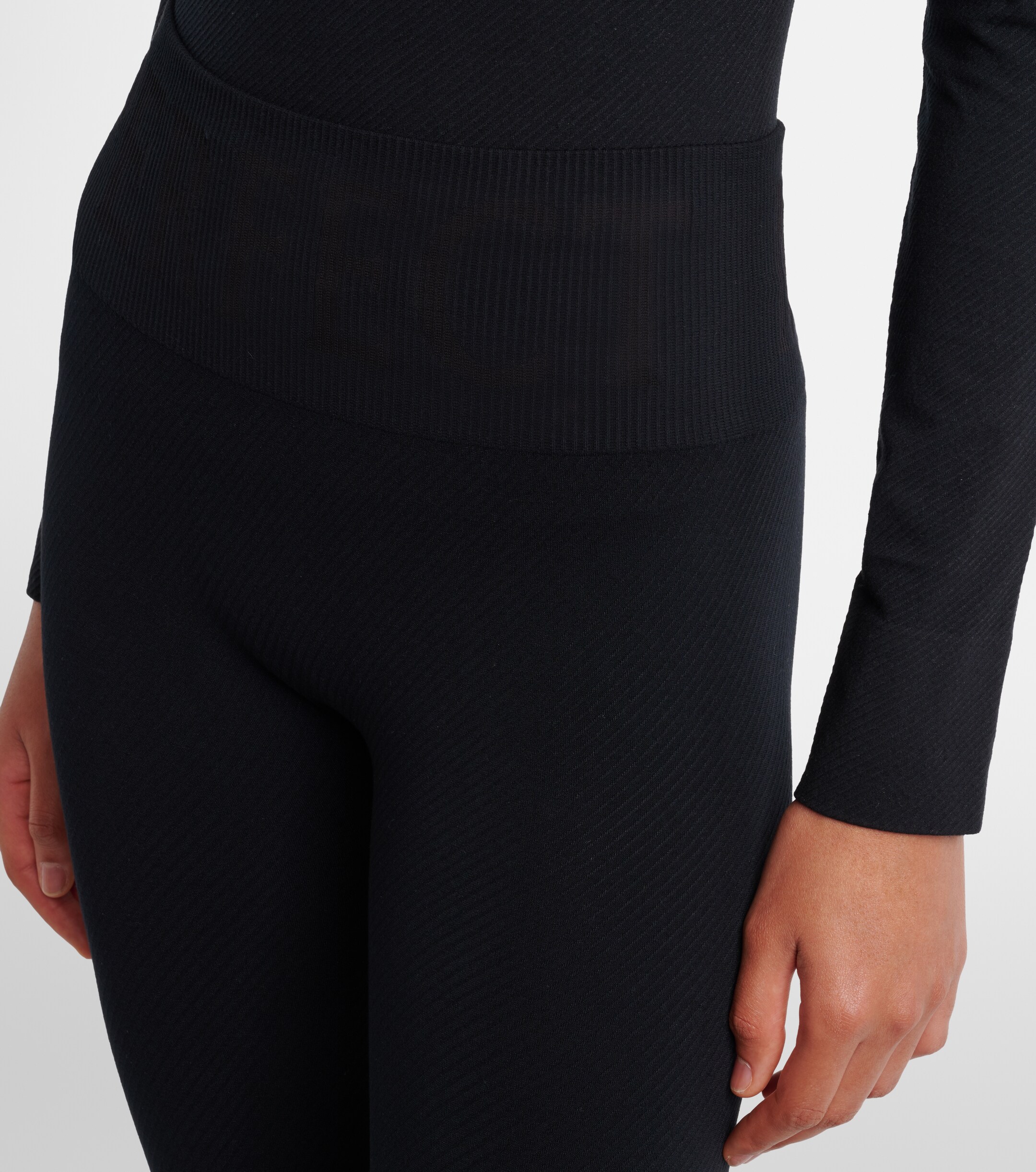 PERFECT MOMENT Perfect Moment Perfect ribbed-knit leggings