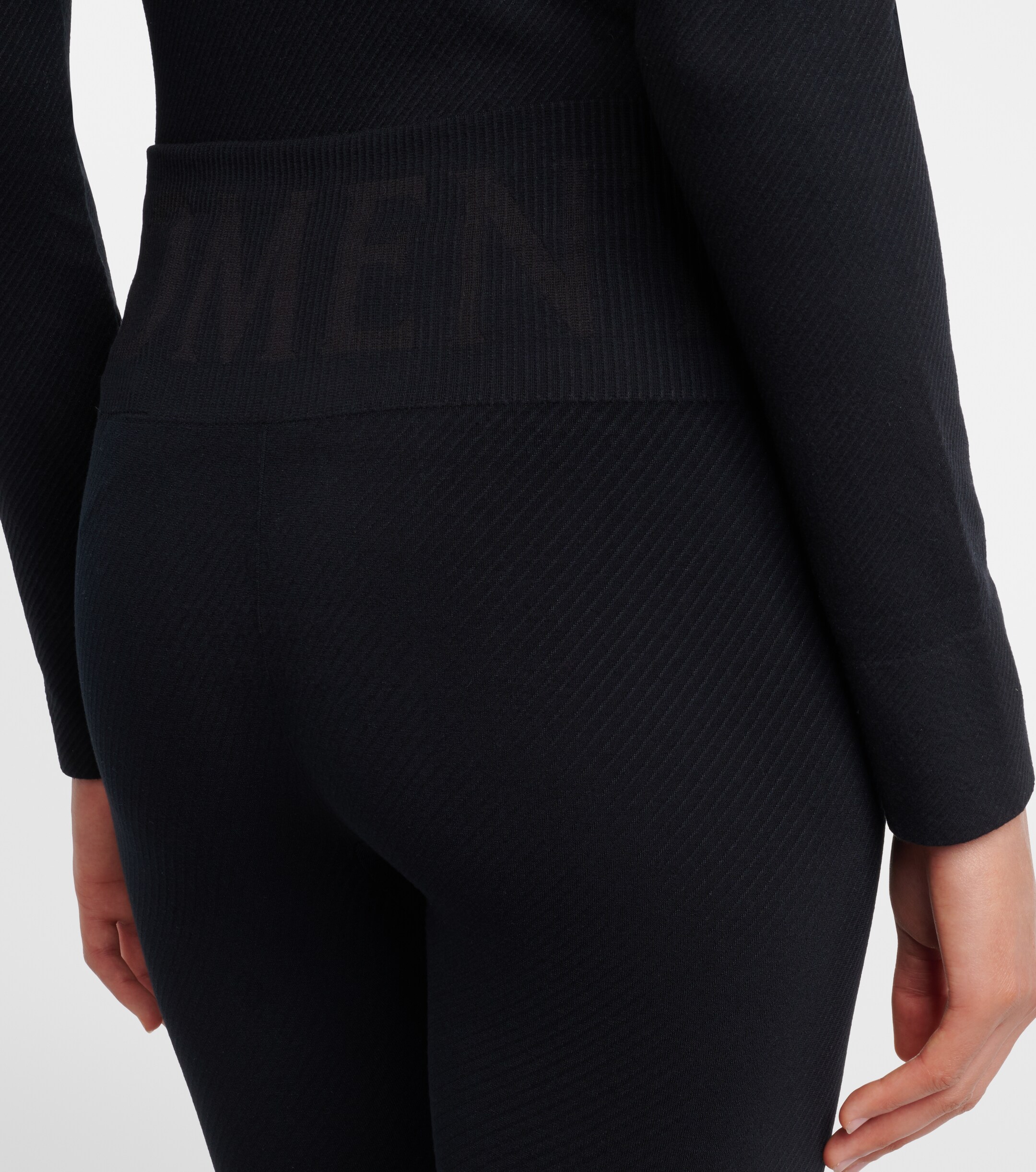 PERFECT MOMENT Perfect Moment Perfect ribbed-knit leggings