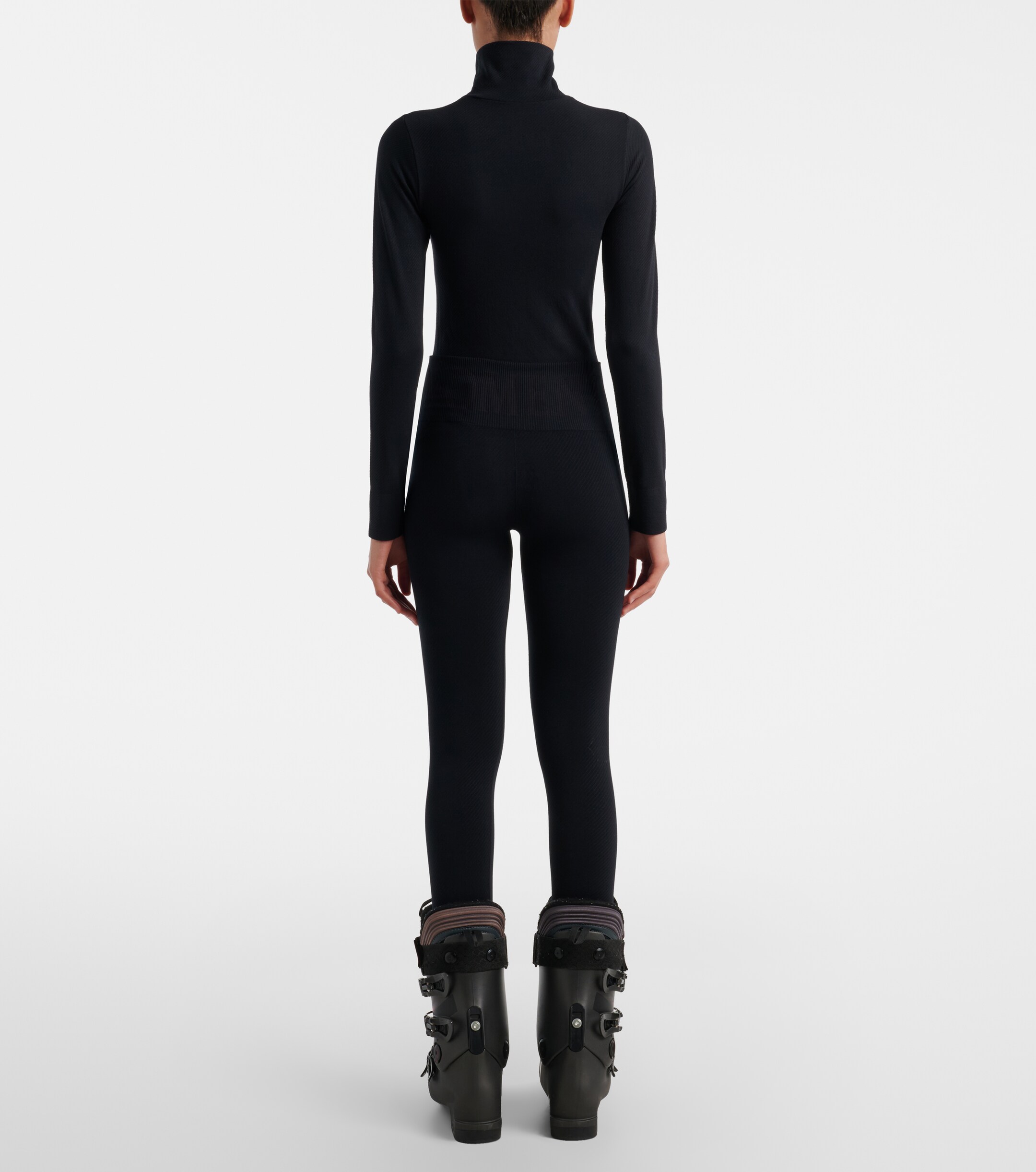 PERFECT MOMENT Perfect Moment Perfect ribbed-knit leggings
