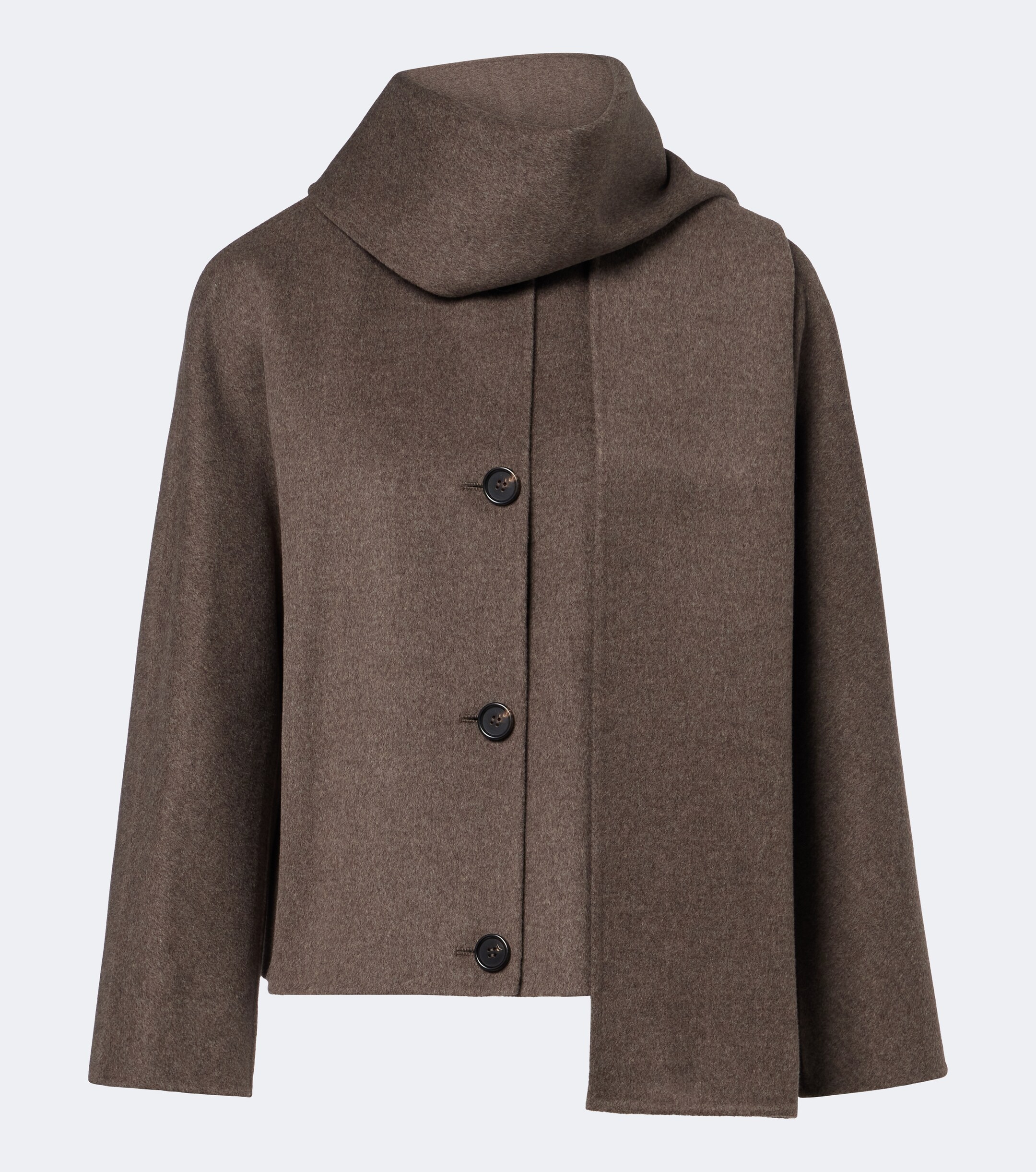 S Max Mara 'S Max Mara Scarf-detail wool jacket