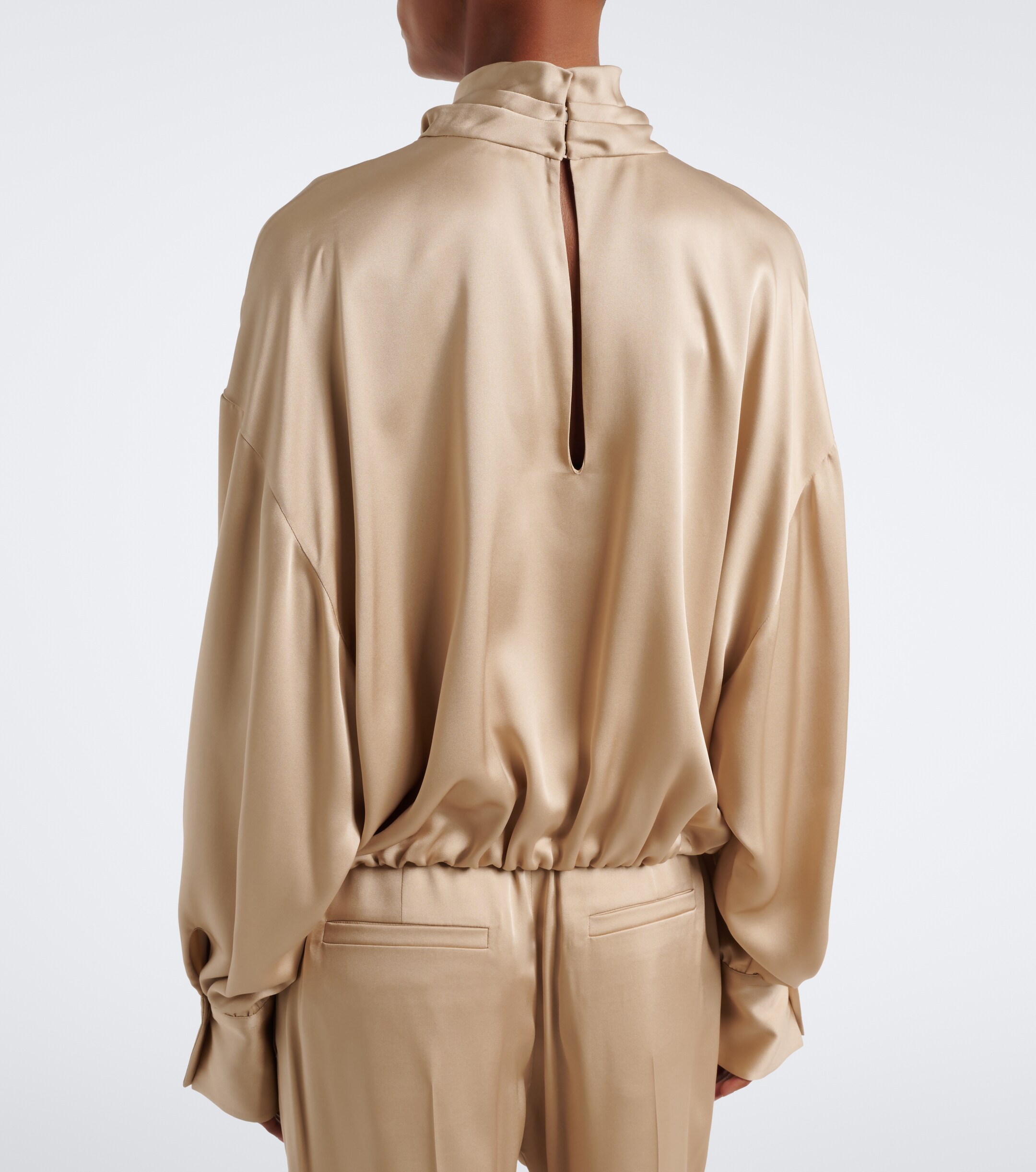 Brunello Cucinelli Brunello Cucinelli Silk satin blouse