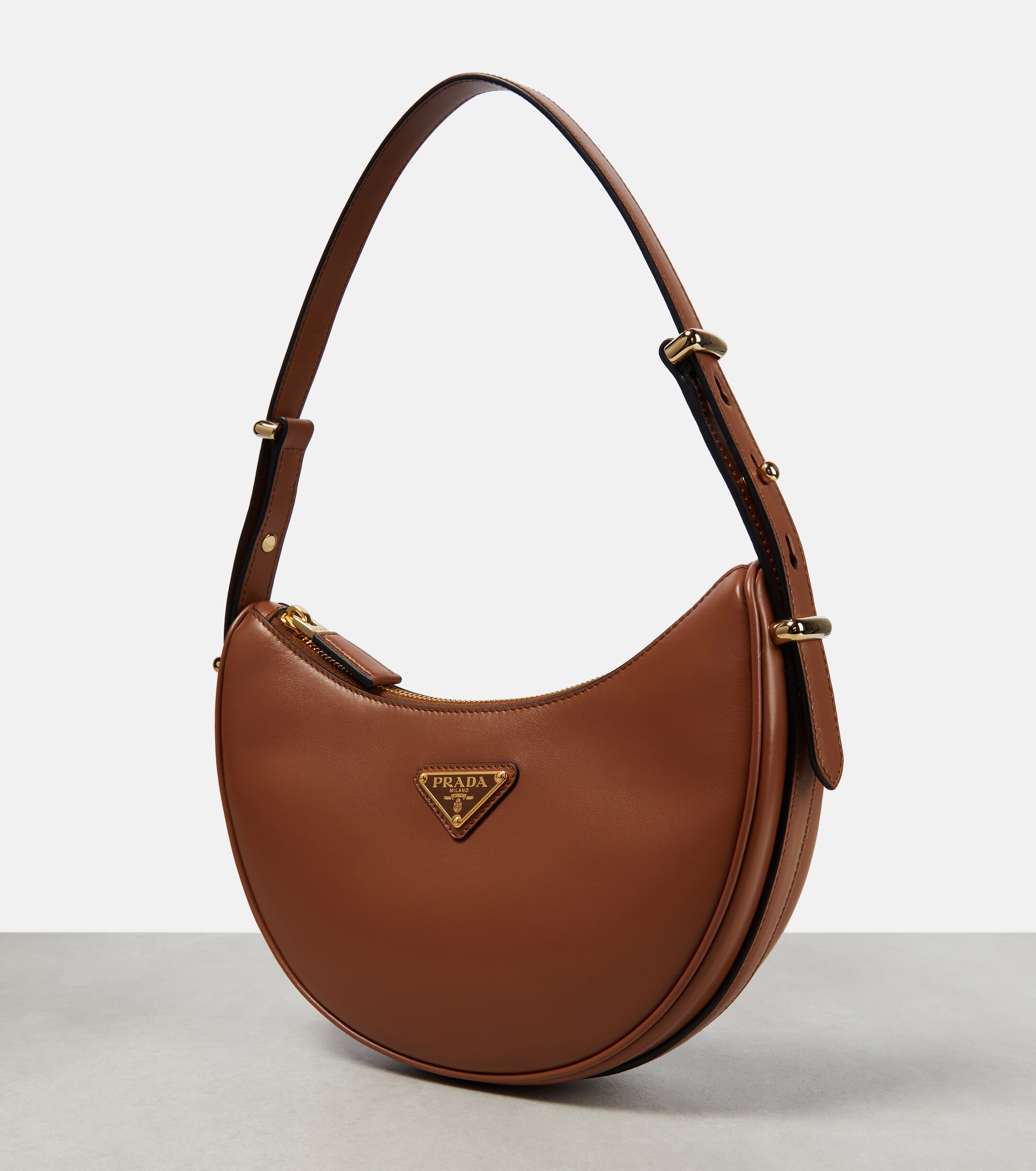 Prada Prada Arqué Small leather shoulder bag