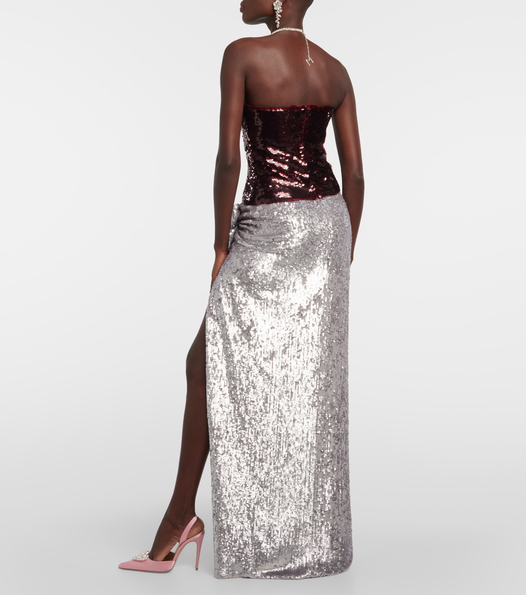 Magda Butrym Sequined bustier top