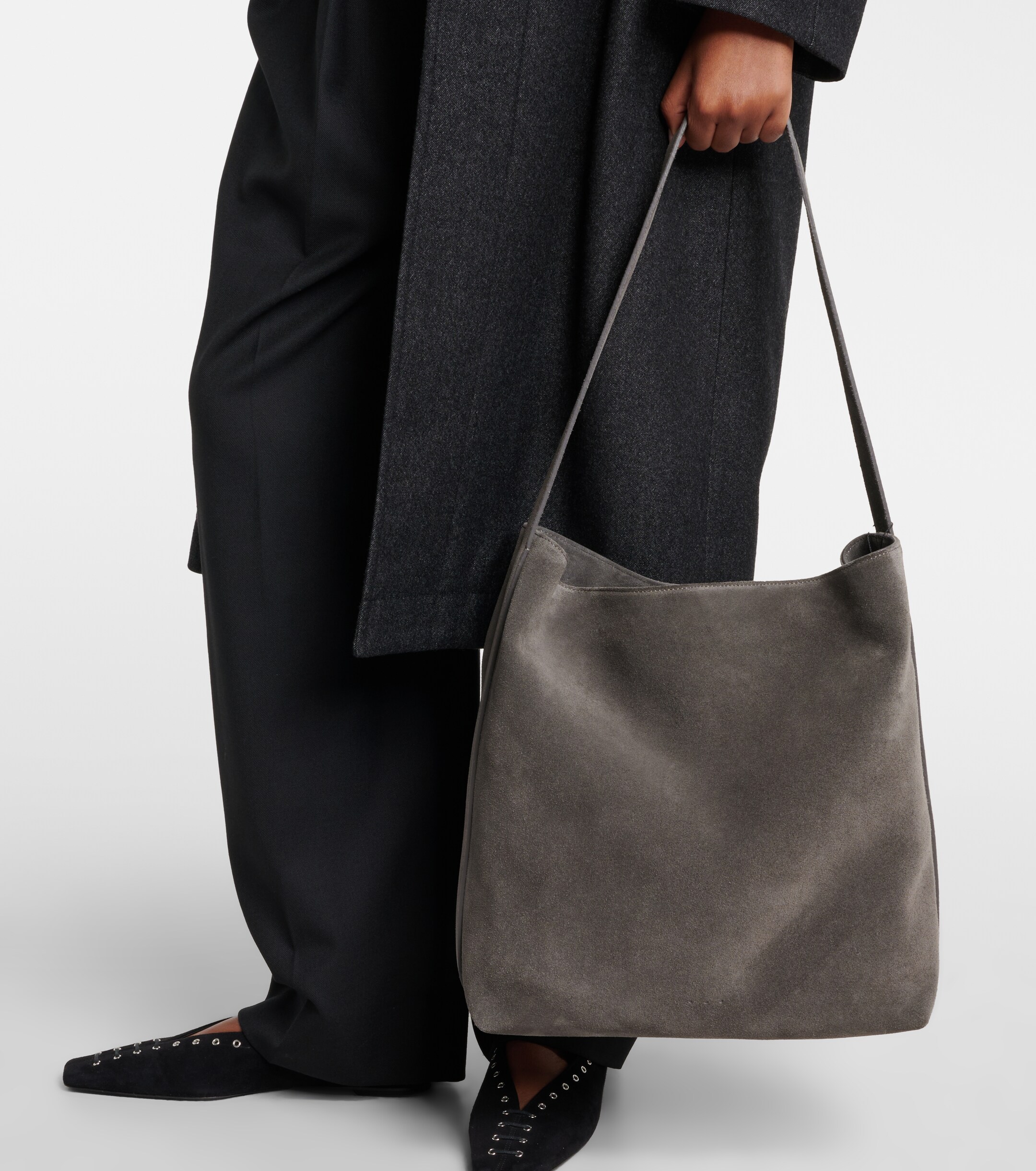 AESTHER EKME Sac Supple Large suede tote bag thumbnail
