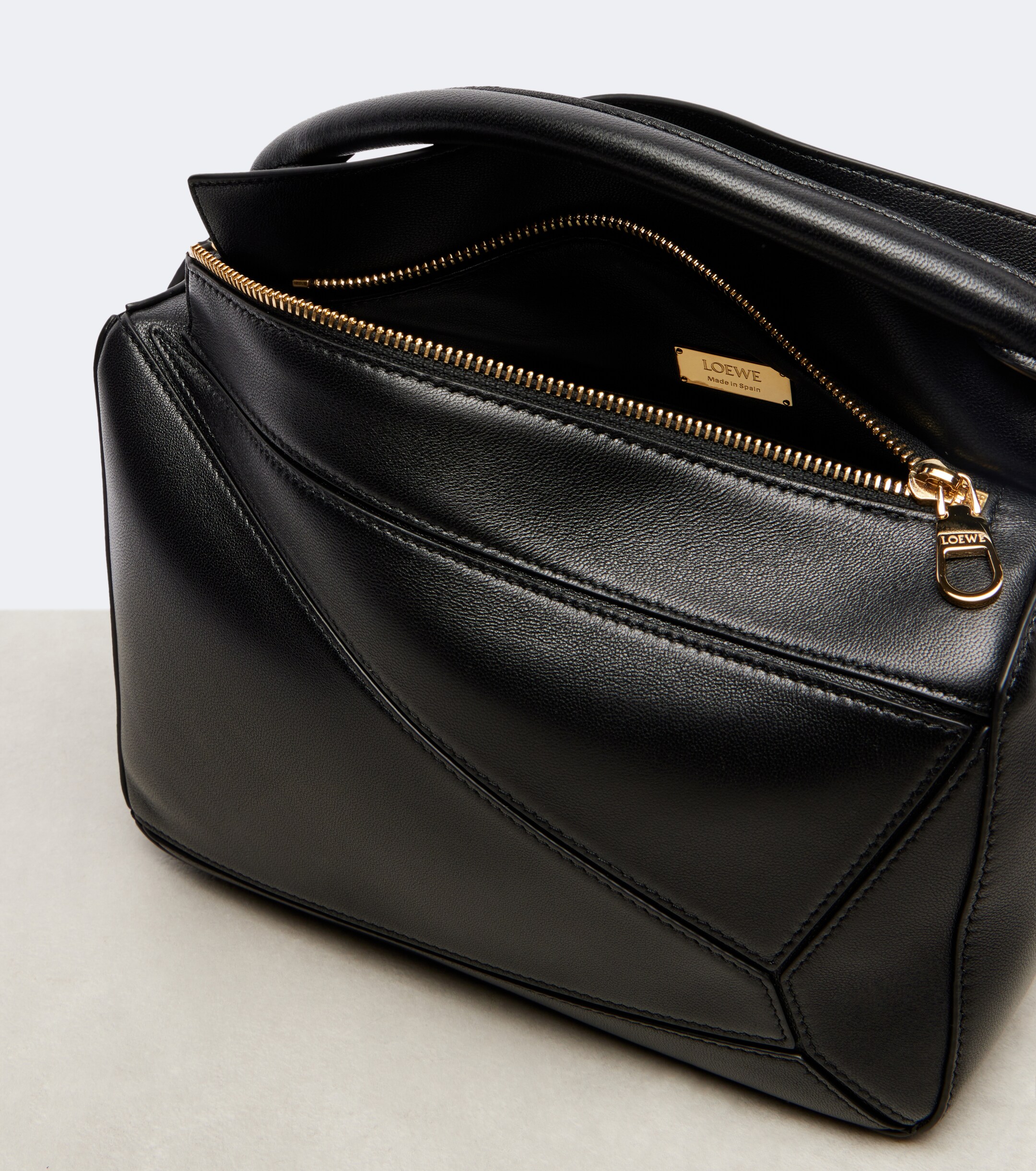 Loewe Featherlight Puzzle Large leather top-handle bag