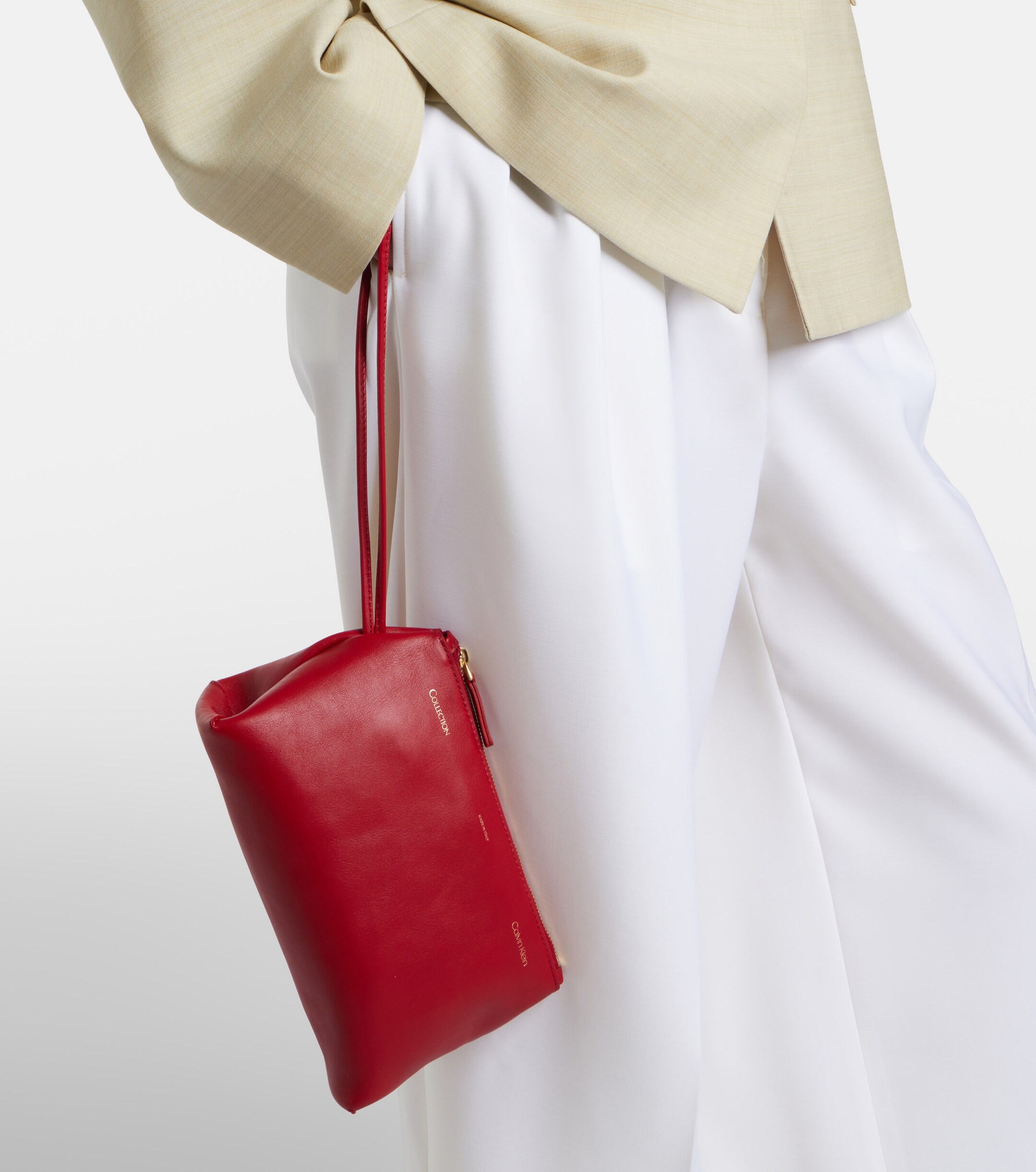 Calvin Klein Collection Essential Case Mini leather clutch