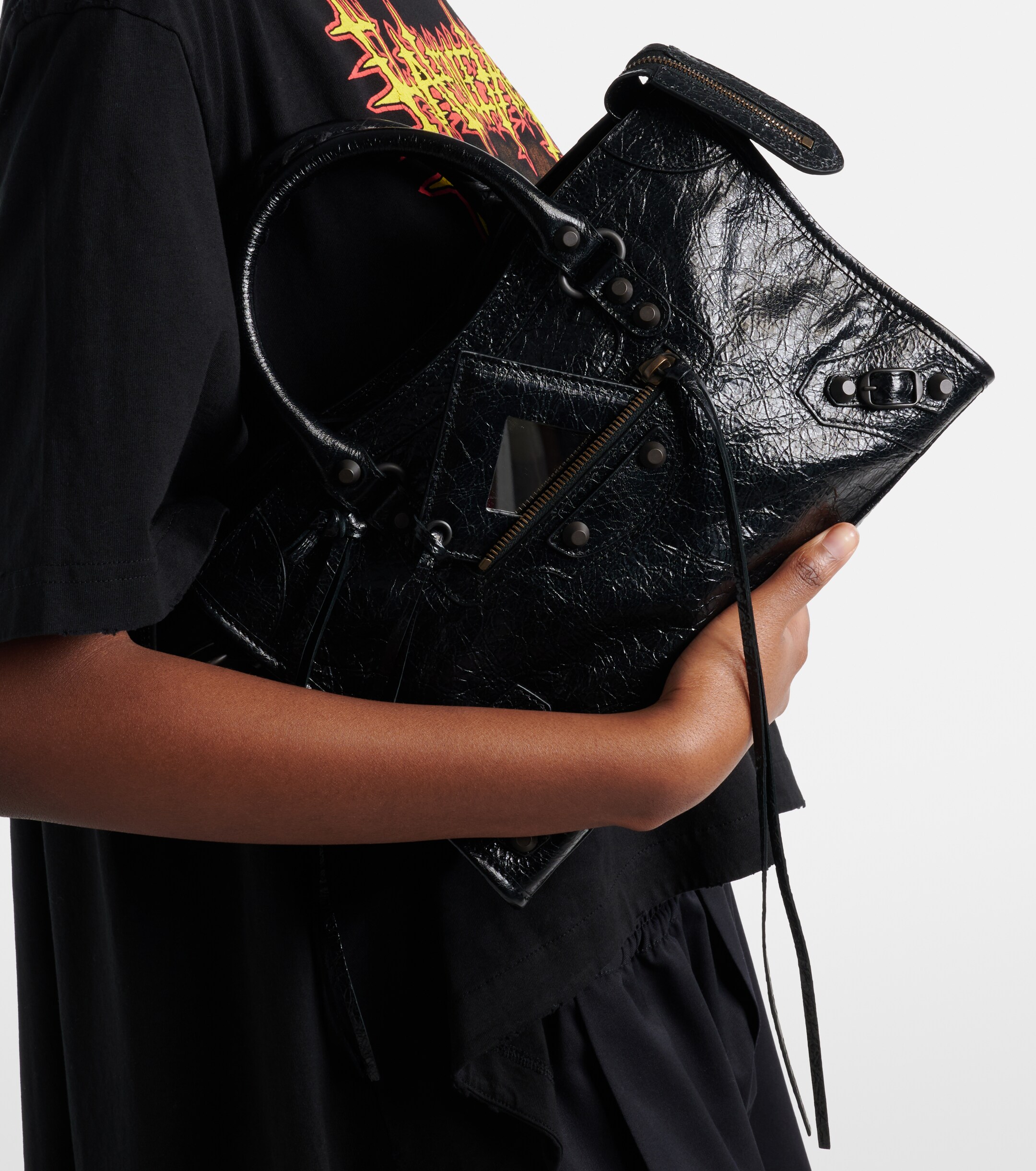 Balenciaga Le City Small leather tote bag