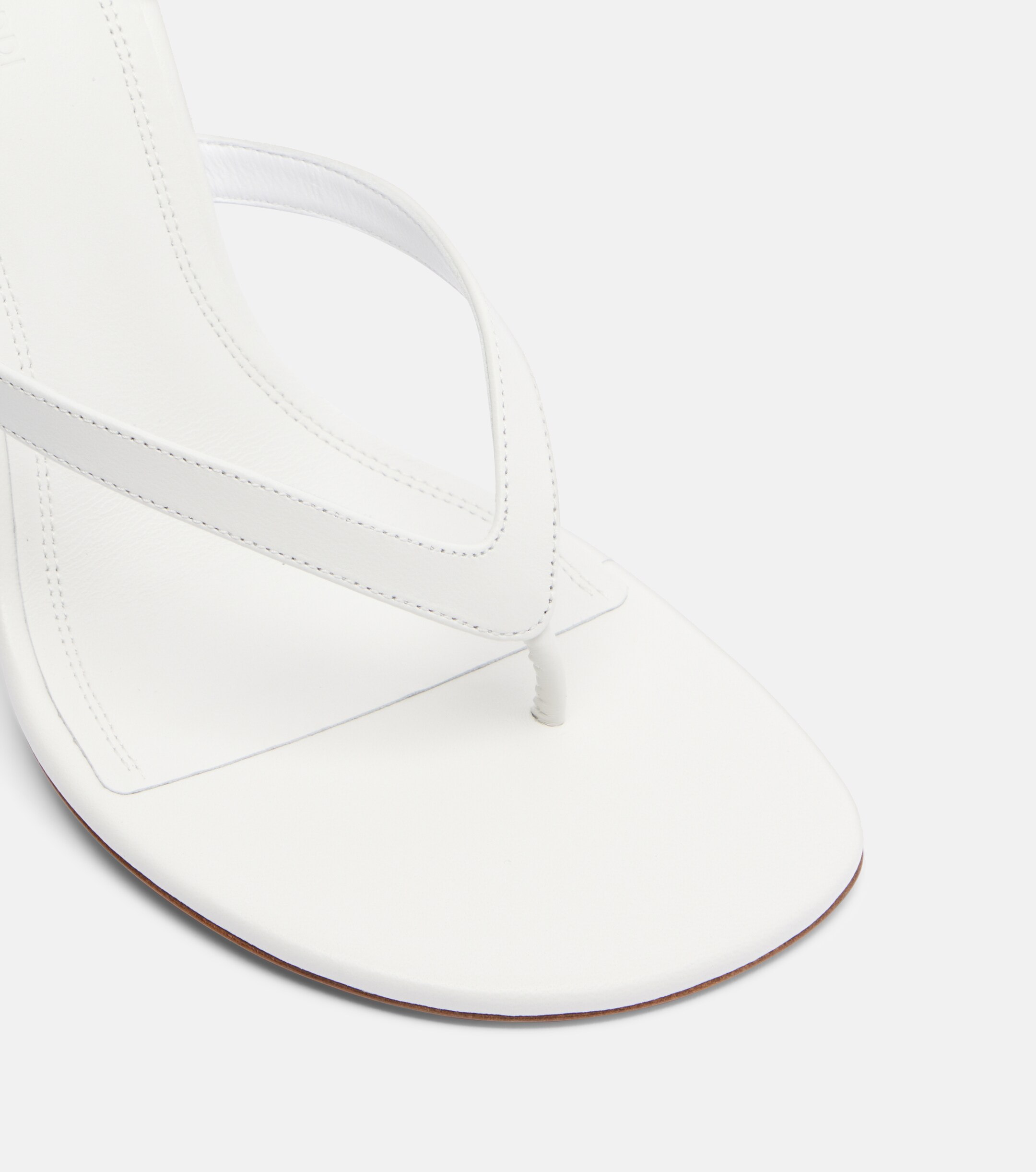 AMINA MUADDI Amina Muaddi Juliette leather thong sandals