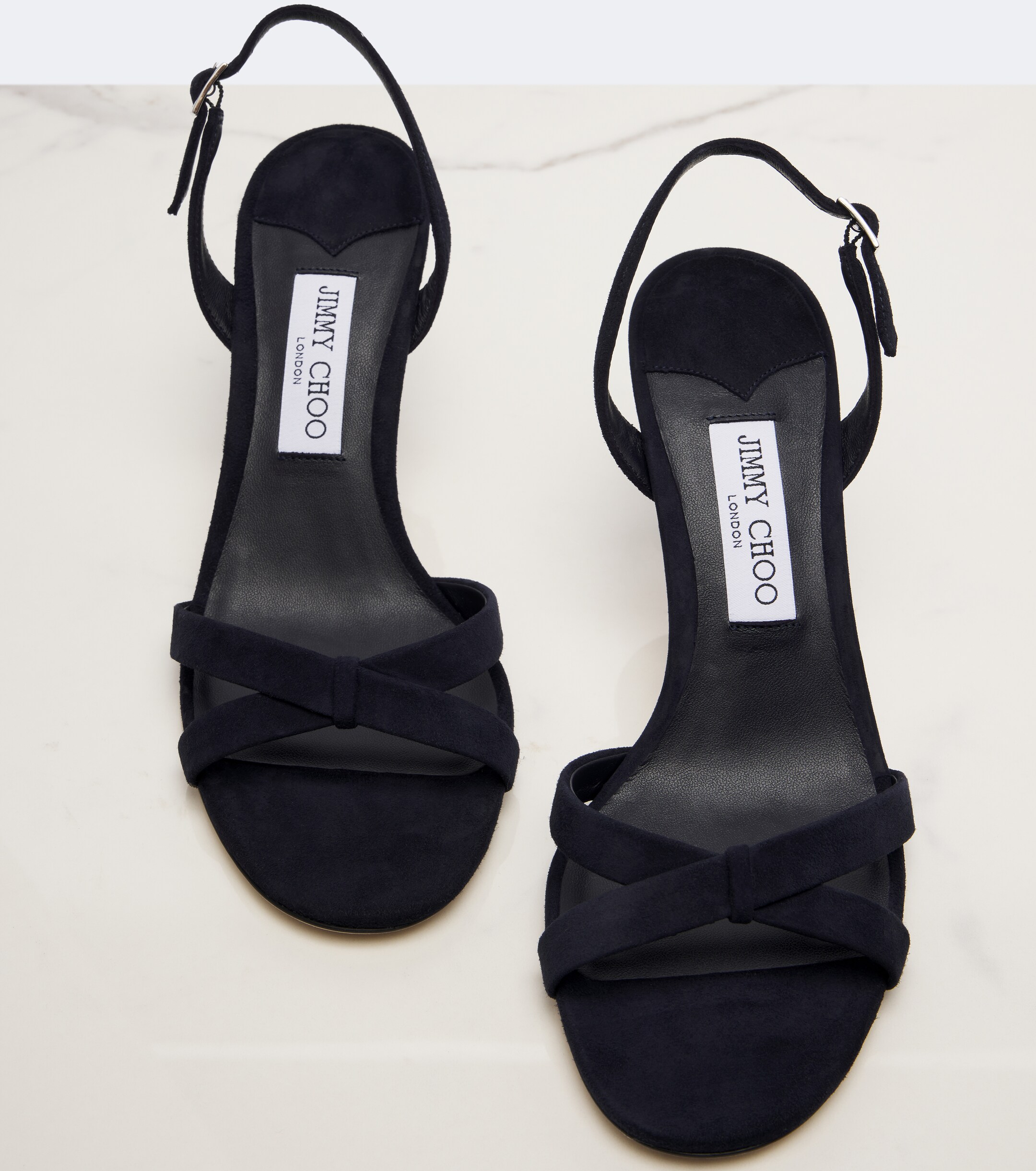 JIMMY CHOO Jimmy Choo Elsy suede slingback sandals