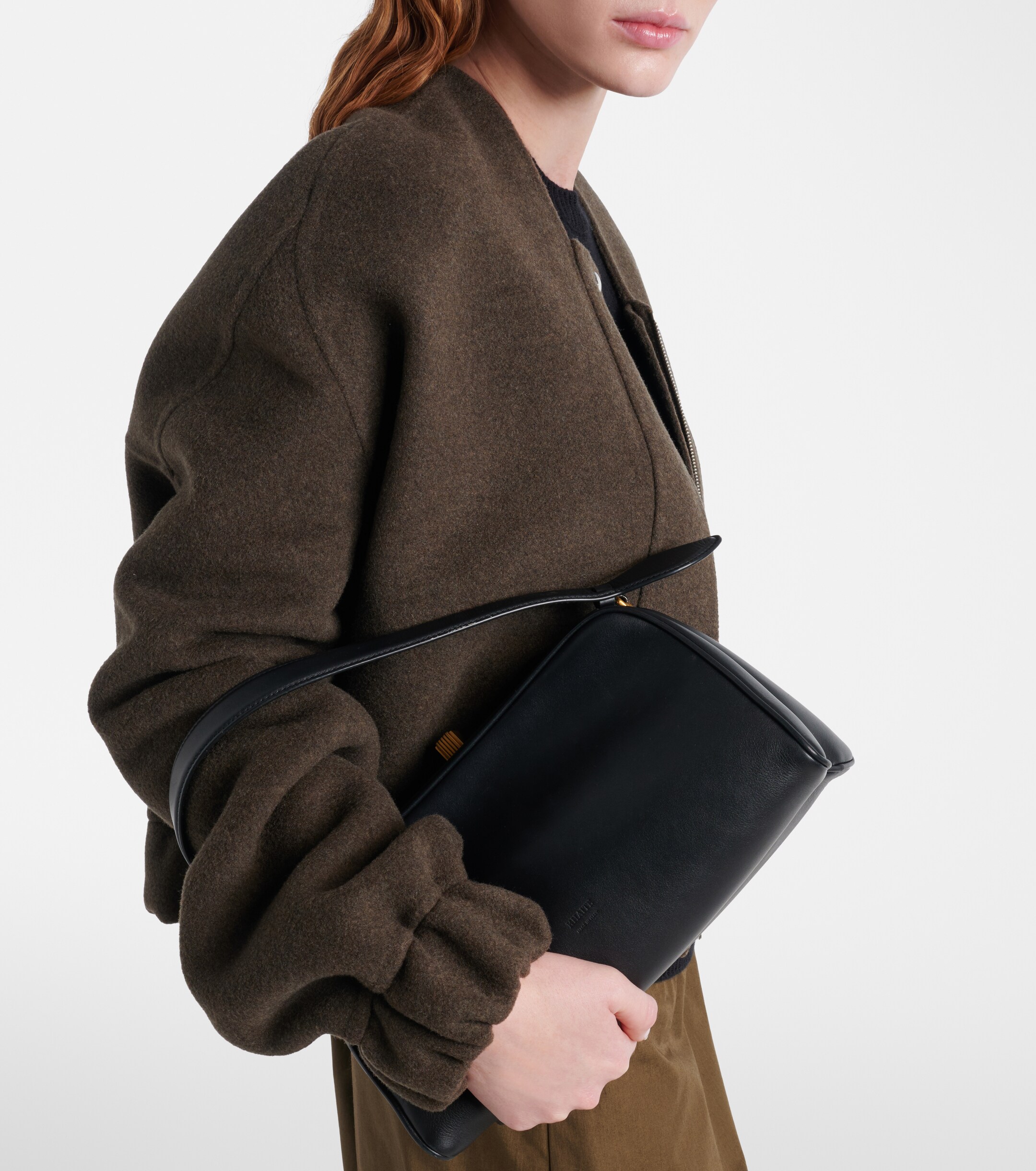 KHAITE Cate leather top-handle bag