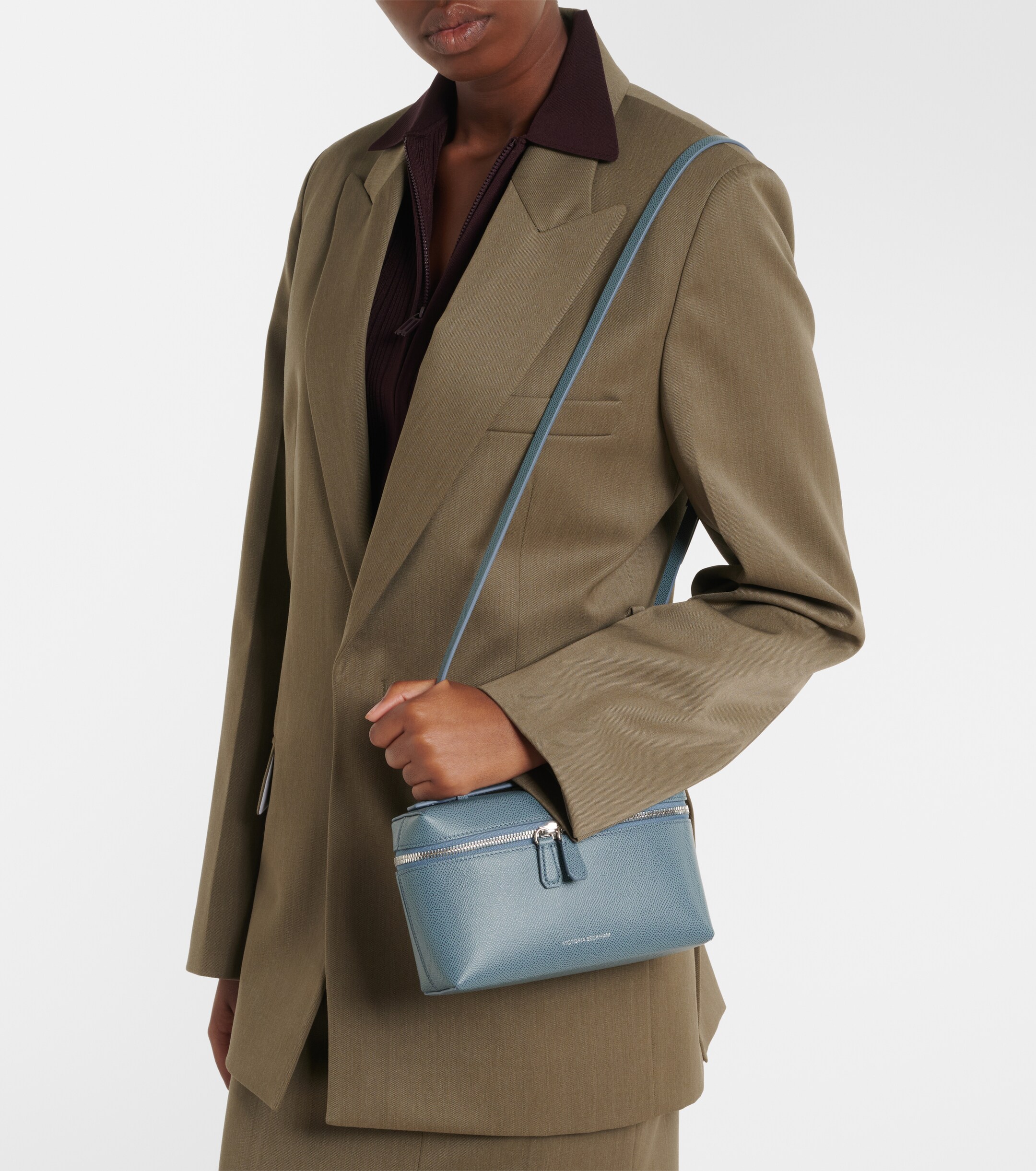 Victoria Beckham Vanity leather vanity bag
