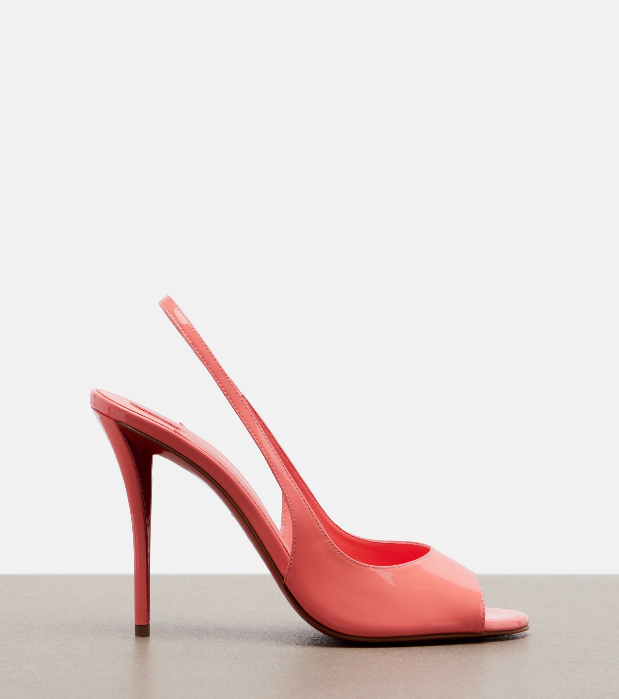 CHRISTIAN LOUBOUTIN Christian Louboutin Miss Z patent leather slingback sandals