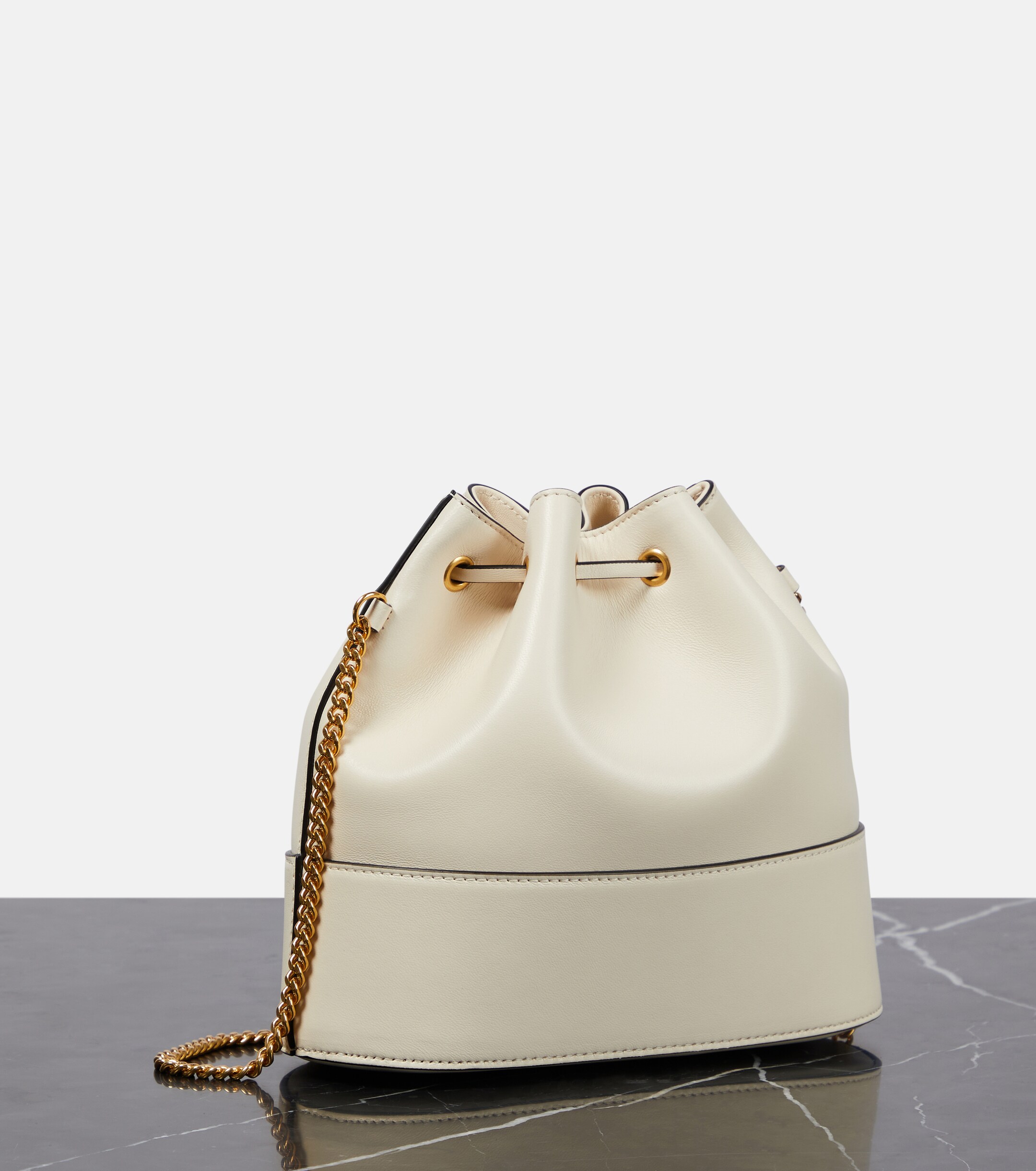 Valentino Garavani VLogo Signature Small leather bucket bag thumbnail