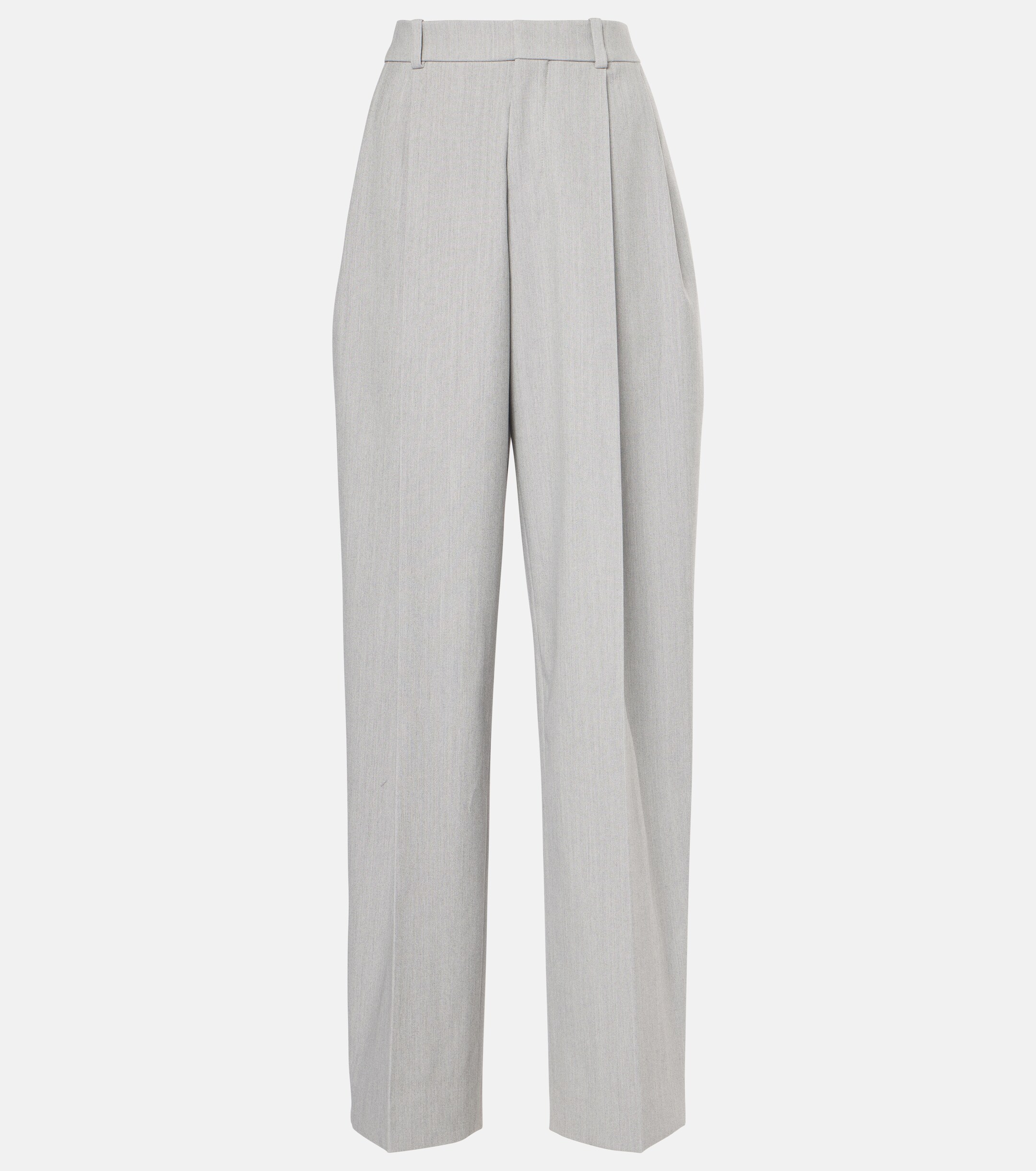 Jacquemus Curzio mid-rise jersey wide-leg pants