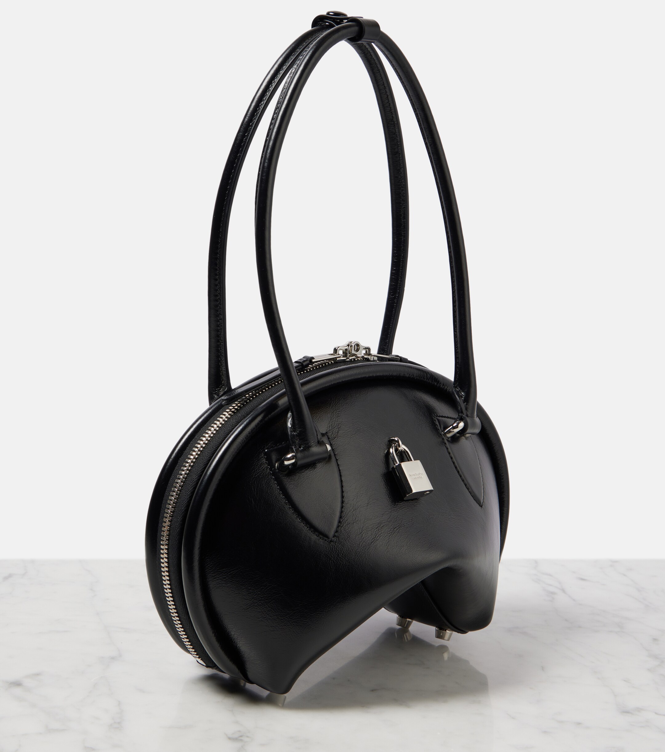 Acne Studios Bowlina Mini leather shoulder bag