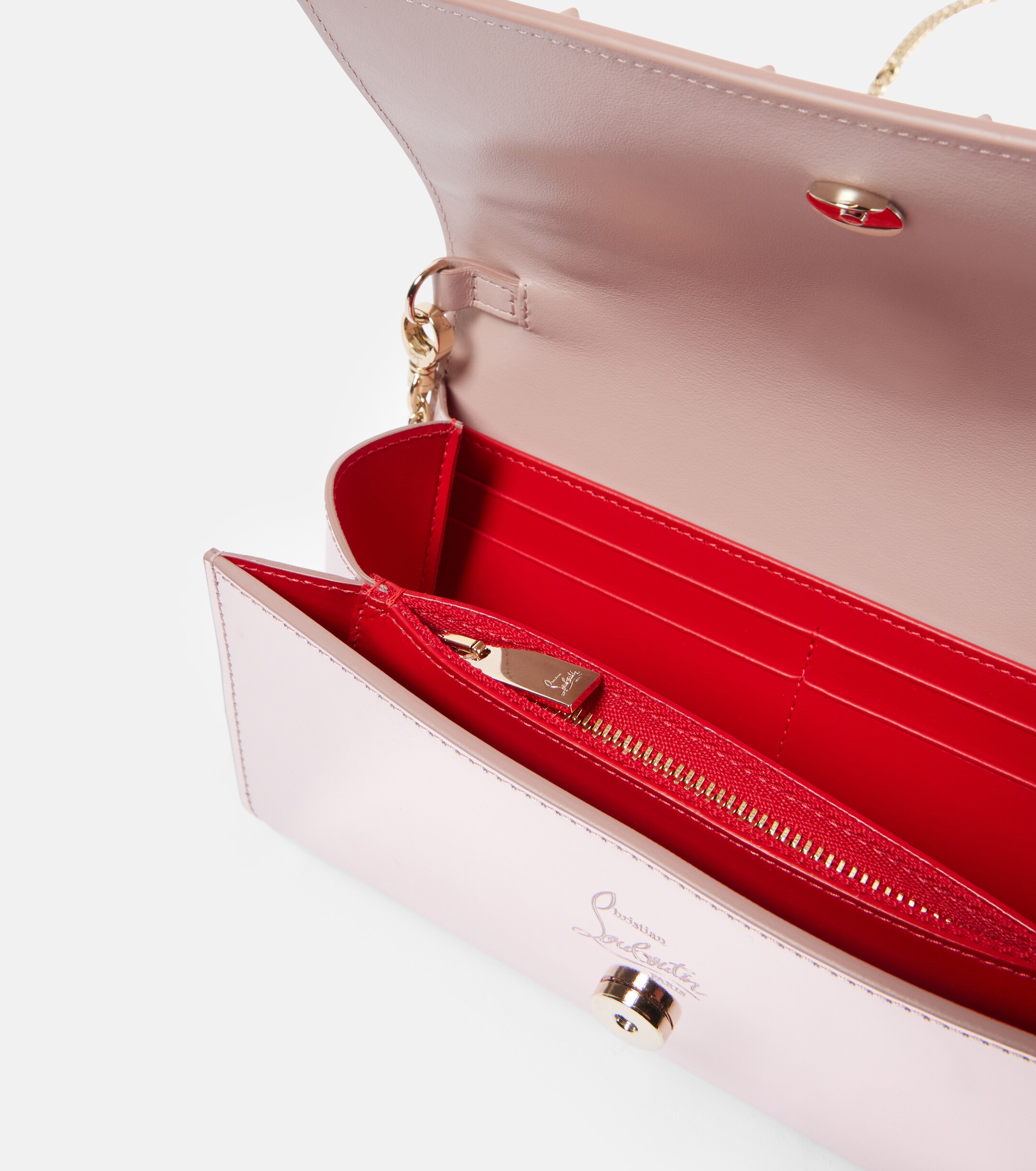 CHRISTIAN LOUBOUTIN Paloma embellished leather clutch