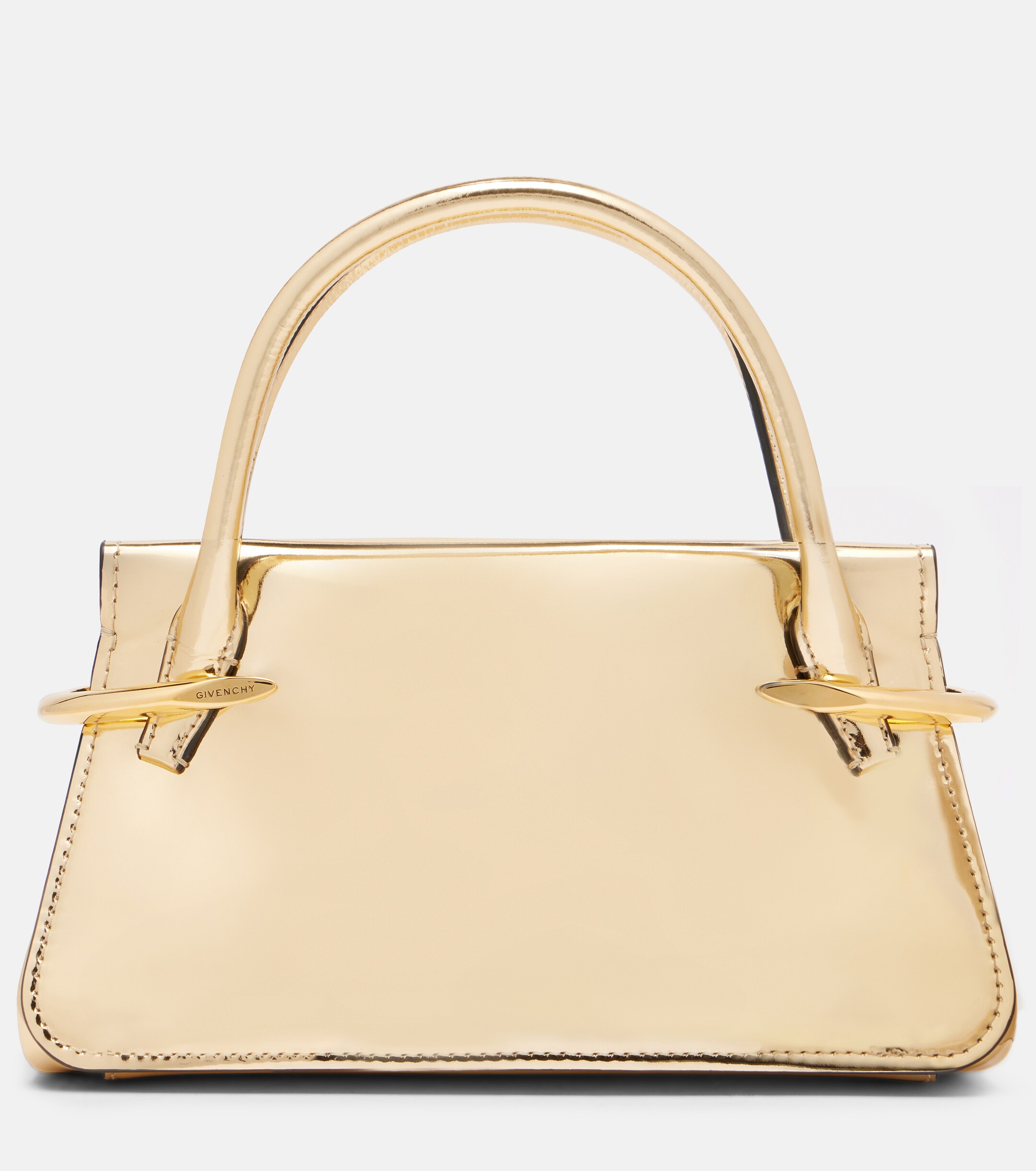 Givenchy Pinch metallic leather tote bag