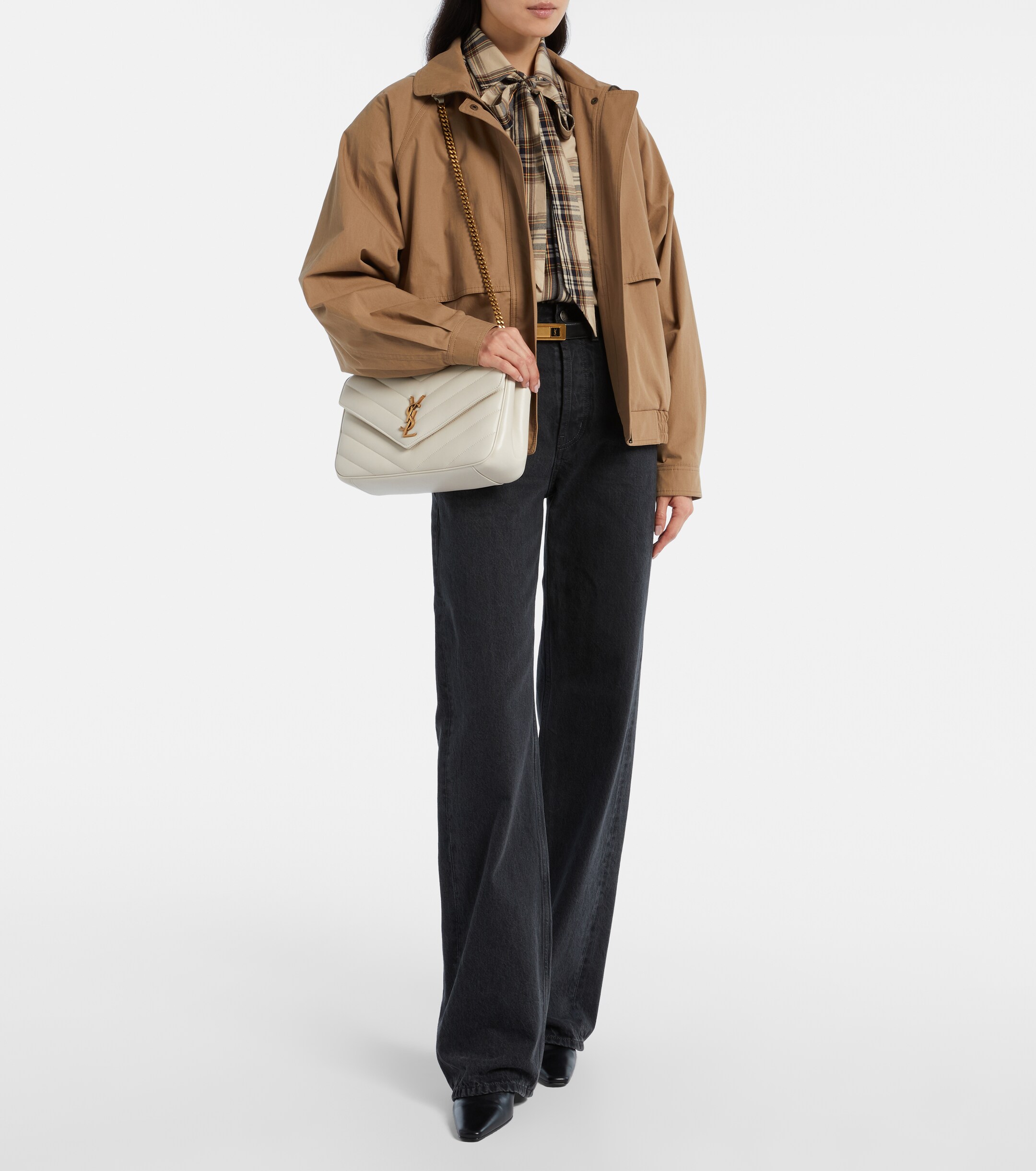 Saint Laurent Loulou Medium leather shoulder bag